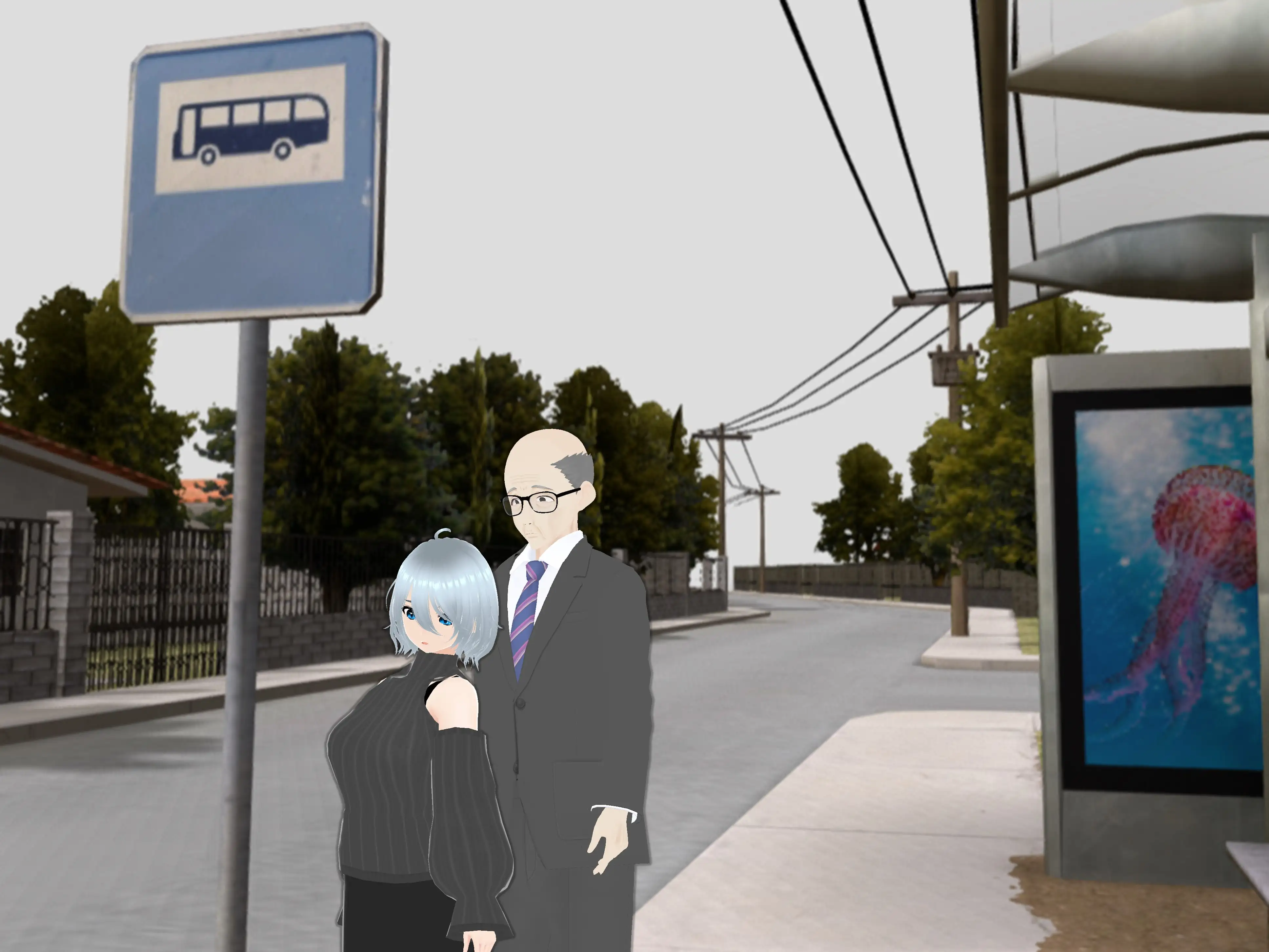 Outgrowing only girls， Overtake boys， Growth sound. Bus stop Arc 3ページ