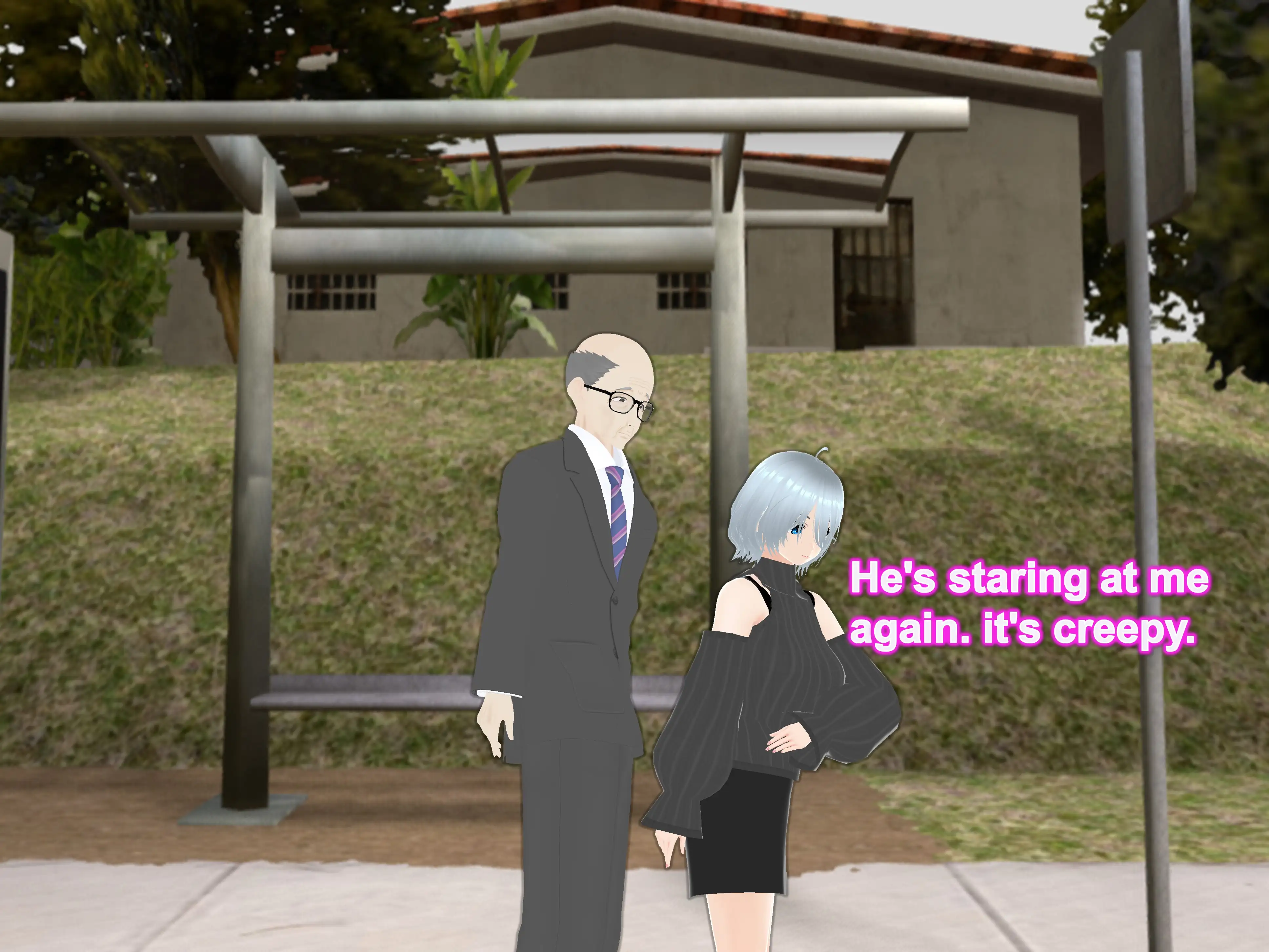 Outgrowing only girls， Overtake boys， Growth sound. Bus stop Arc 5ページ