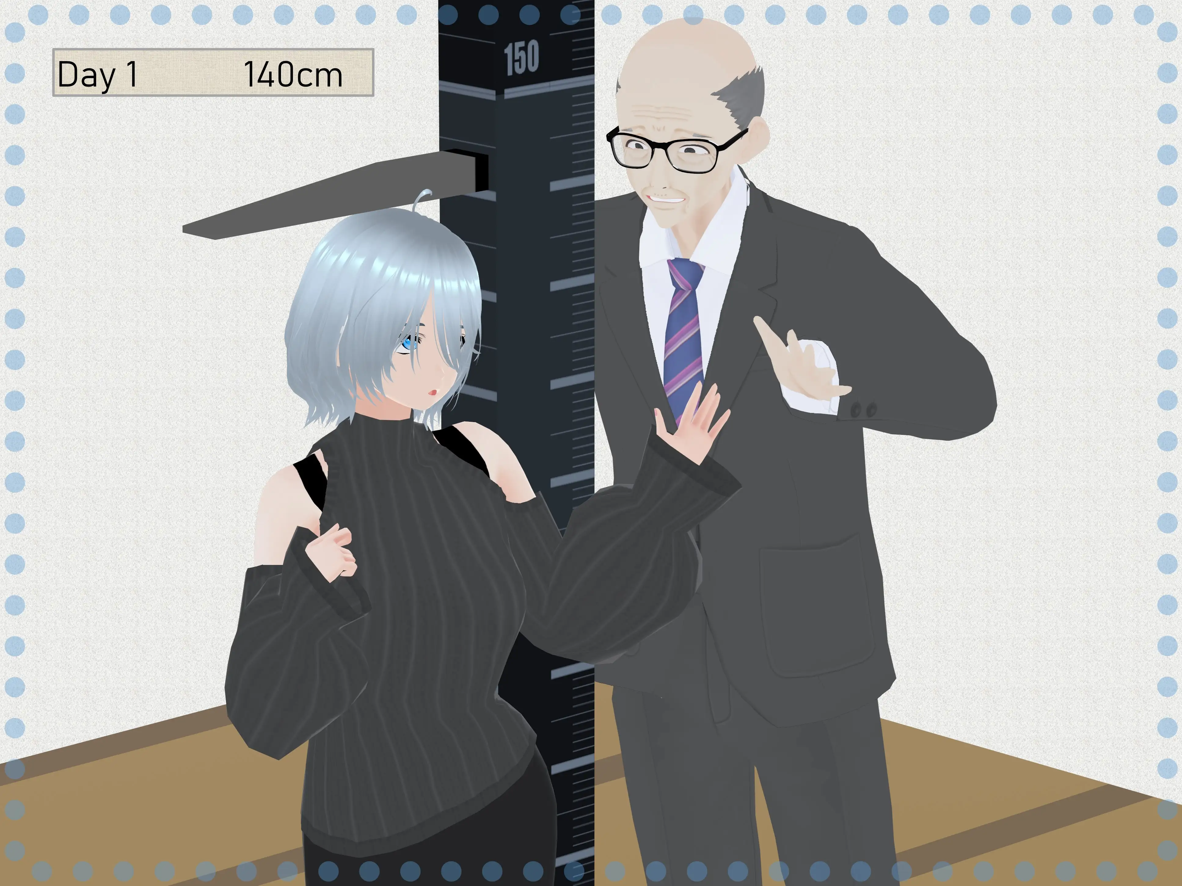 Outgrowing only girls， Overtake boys， Growth sound. Bus stop Arc 10ページ