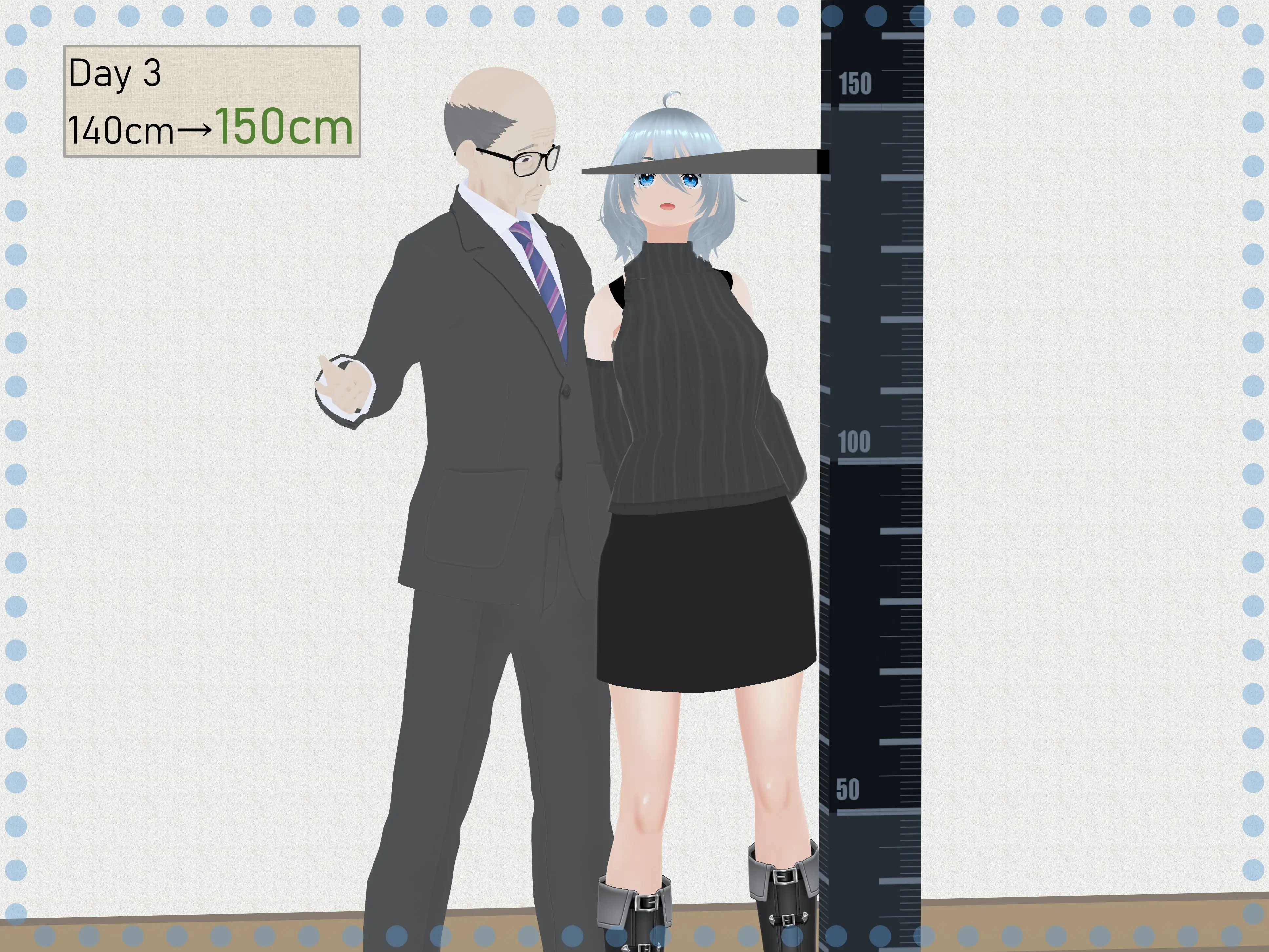 Outgrowing only girls， Overtake boys， Growth sound. Bus stop Arc 18ページ