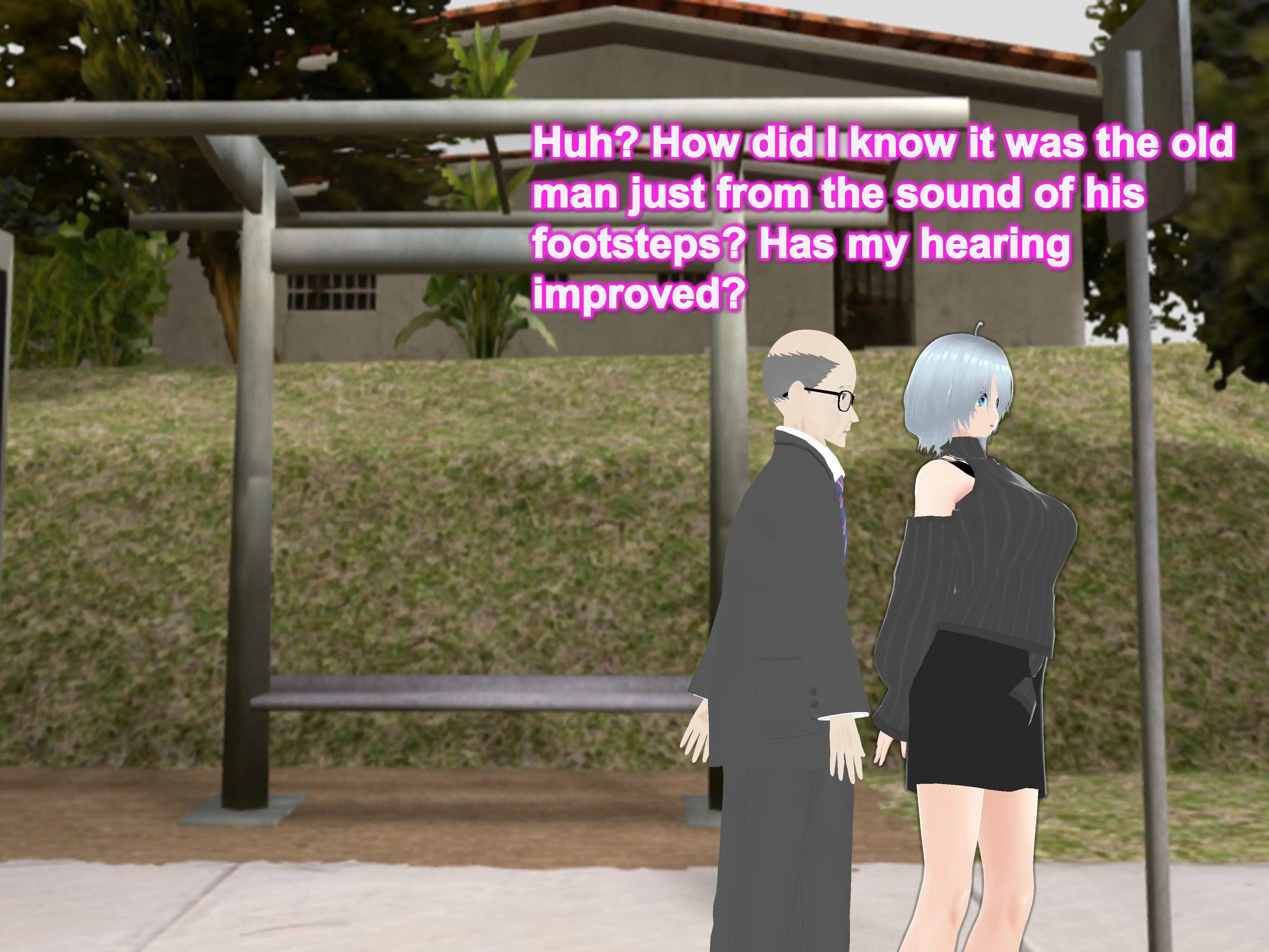 Outgrowing only girls， Overtake boys， Growth sound. Bus stop Arc 21ページ