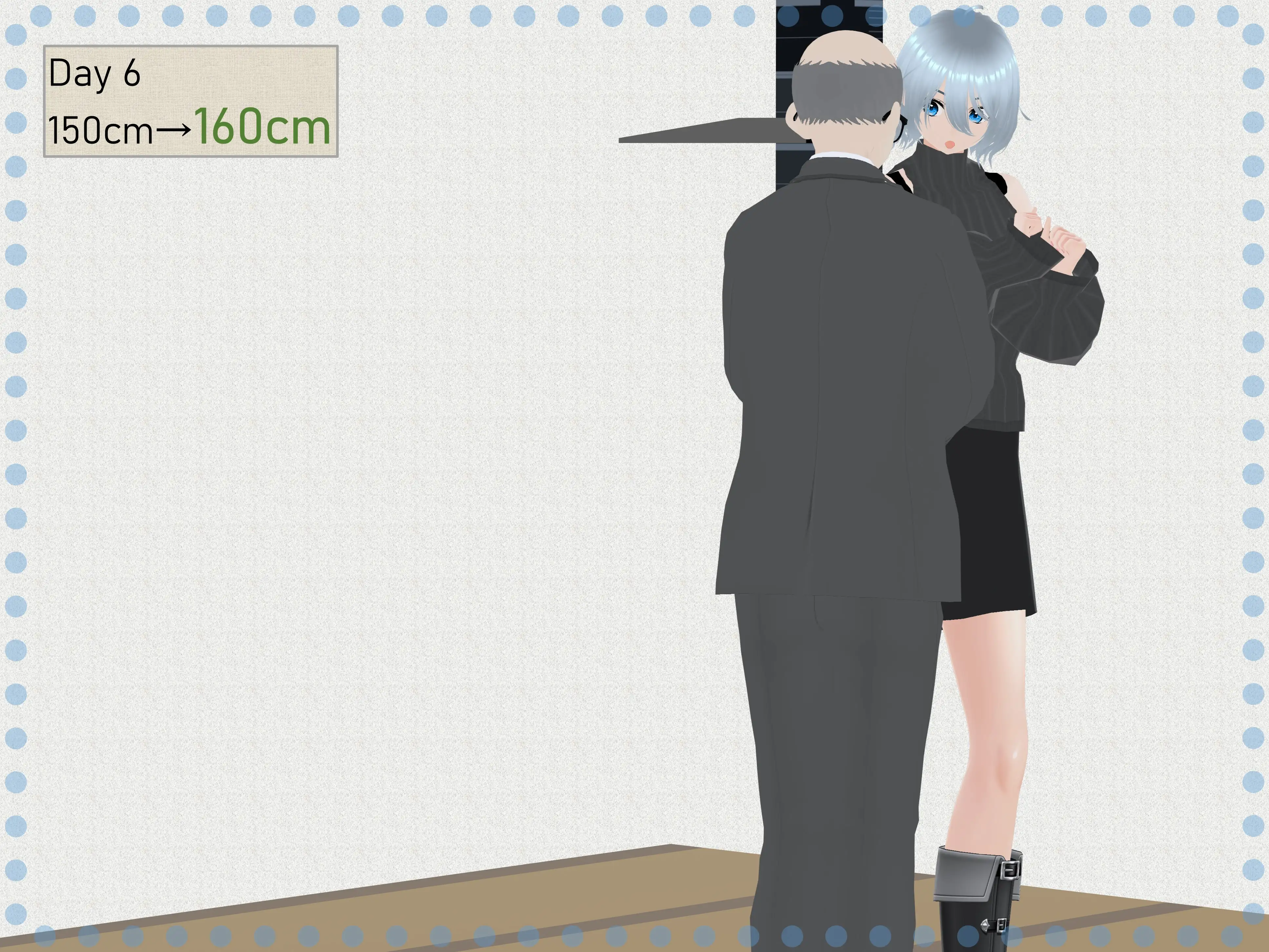 Outgrowing only girls， Overtake boys， Growth sound. Bus stop Arc 28ページ