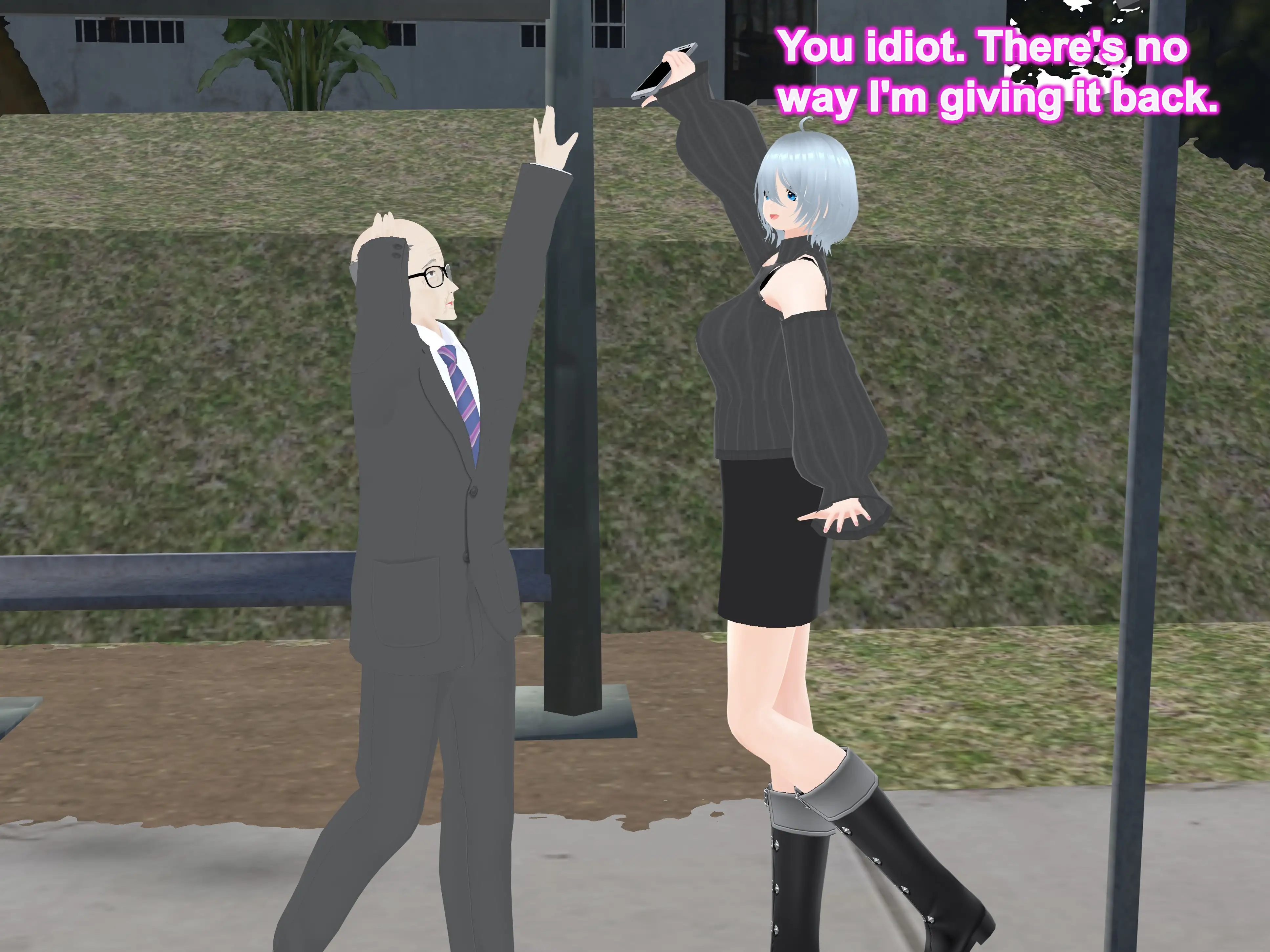 Outgrowing only girls， Overtake boys， Growth sound. Bus stop Arc 33ページ