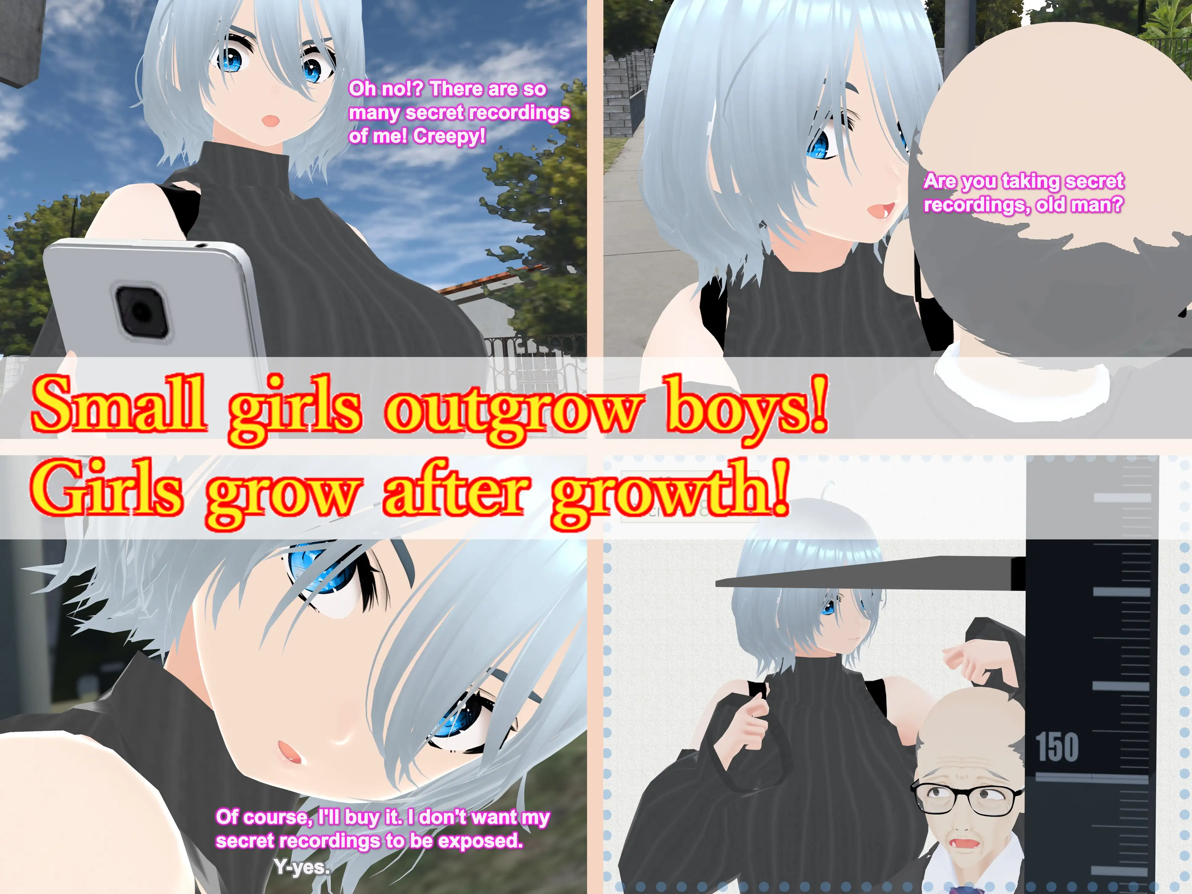 Outgrowing only girls， Overtake boys， Growth sound. Bus stop Arc 38ページ