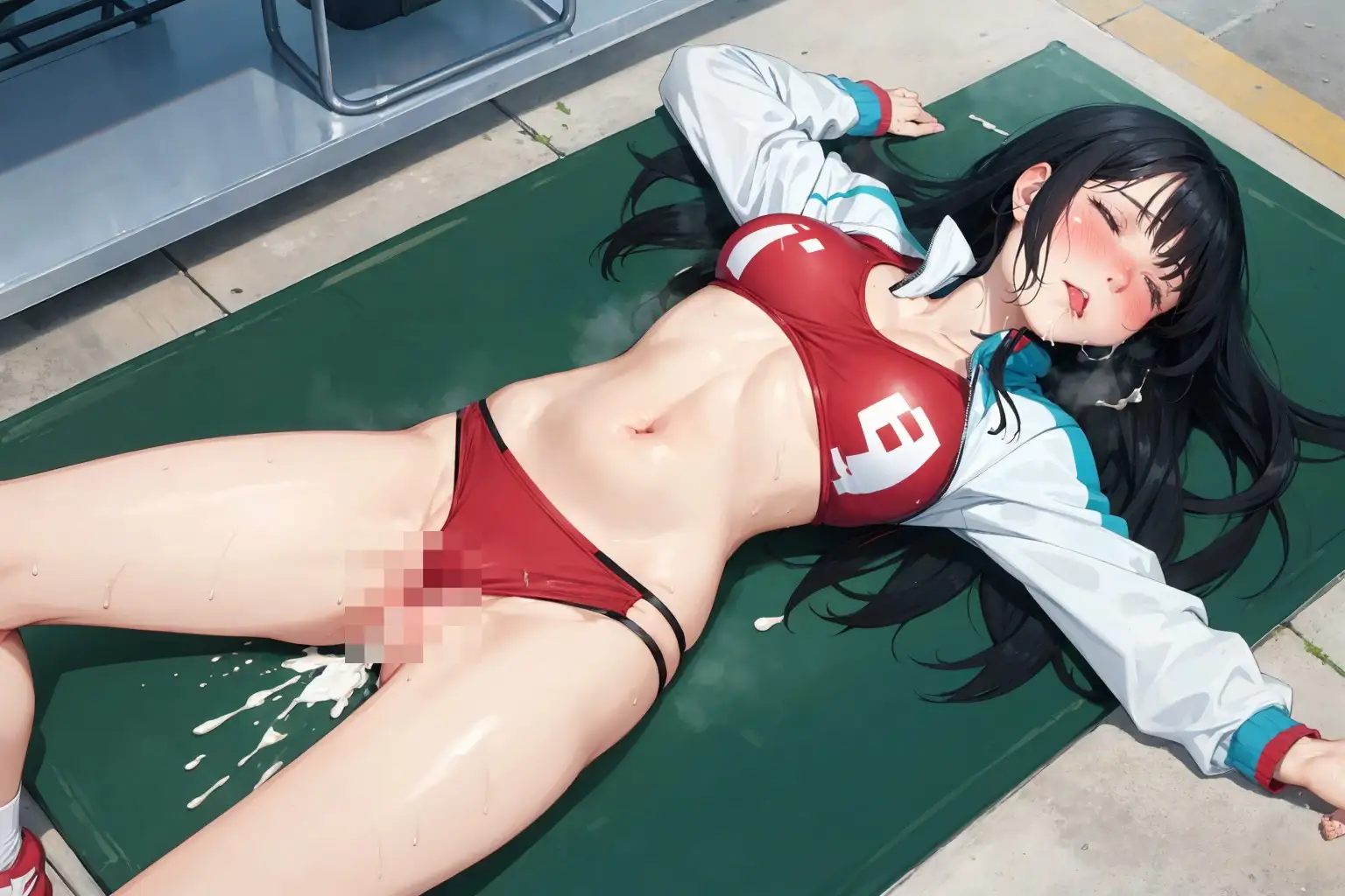 陸上女子ぐちょぬれ強化合宿2〜汗だく汁だく 28ページ