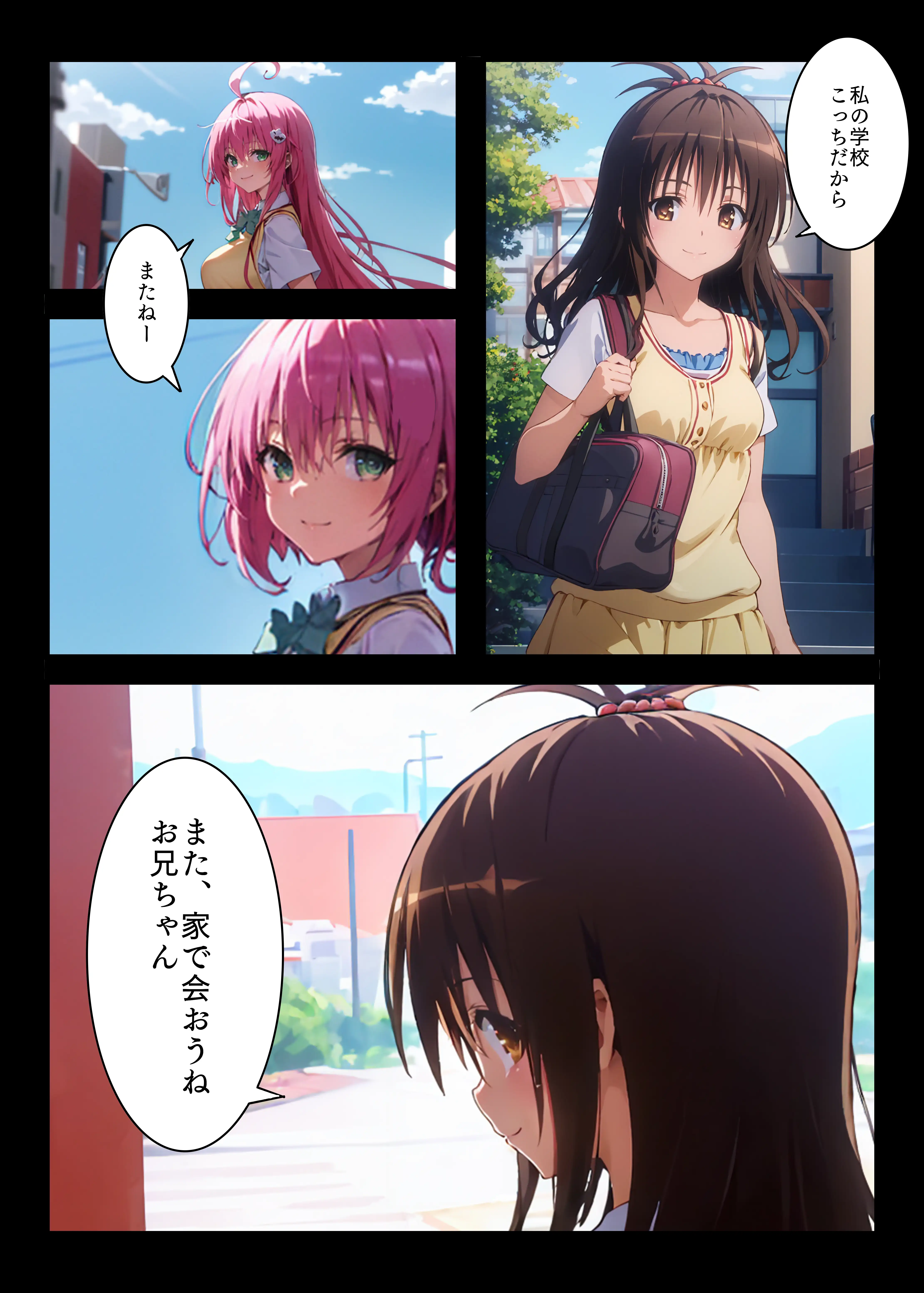 とらぶる同棲少女との生活 12ページ