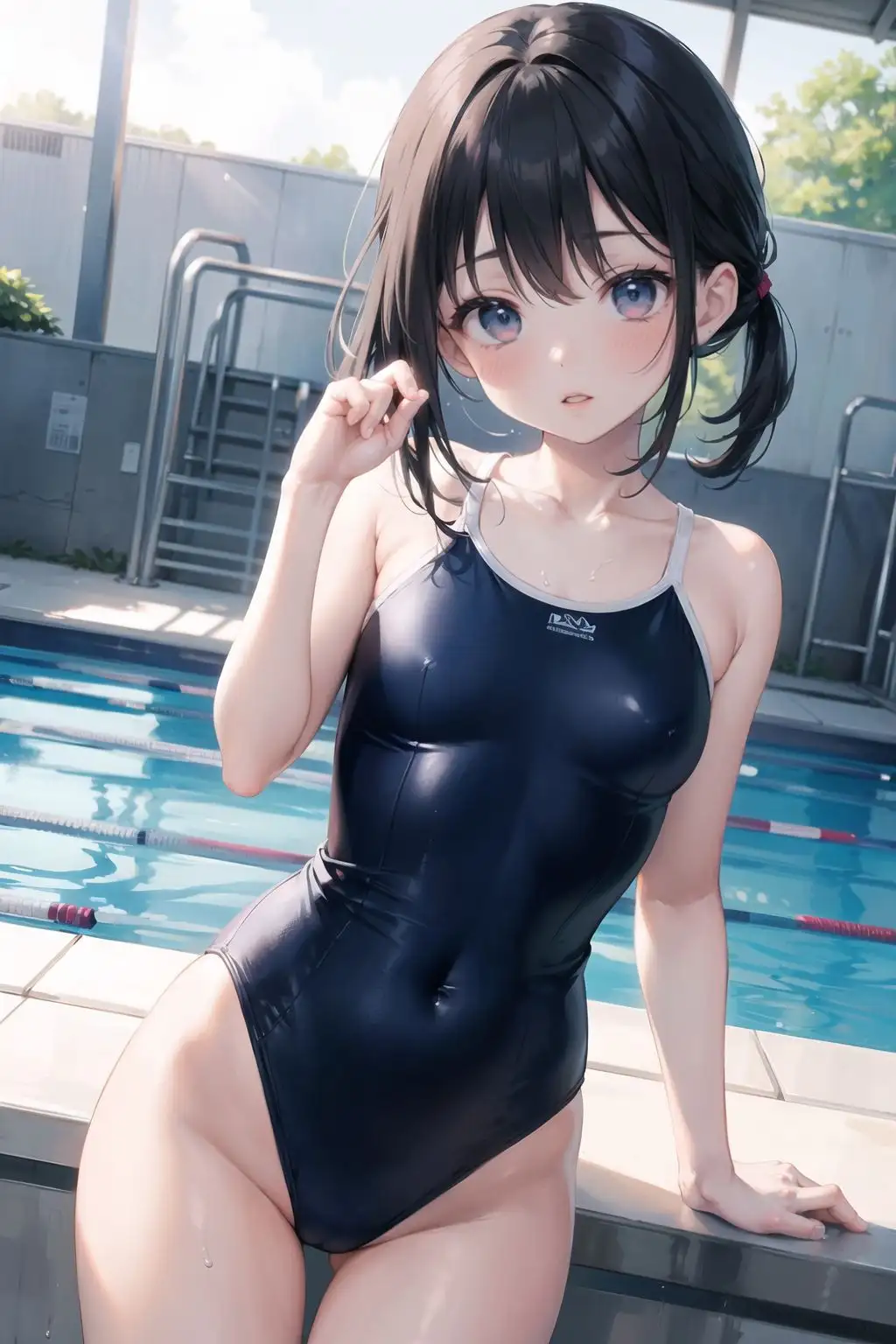 スク水女子汚染合宿【セリフ付き】 8ページ