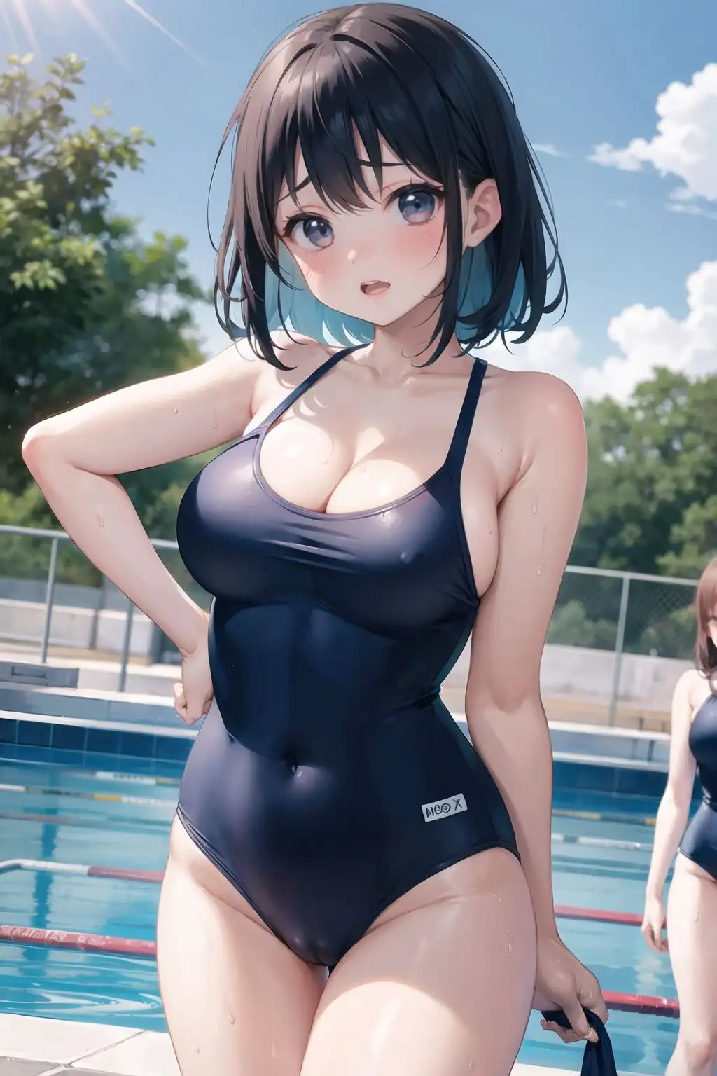 スク水女子汚染合宿【セリフ付き】 10ページ