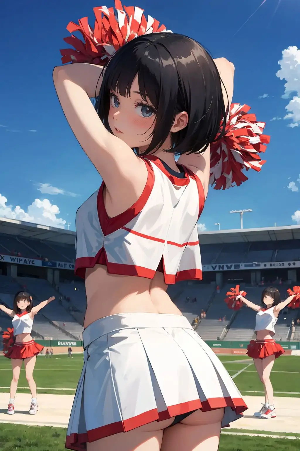 チアリーダー部汚染合宿【セリフ付き】 8ページ