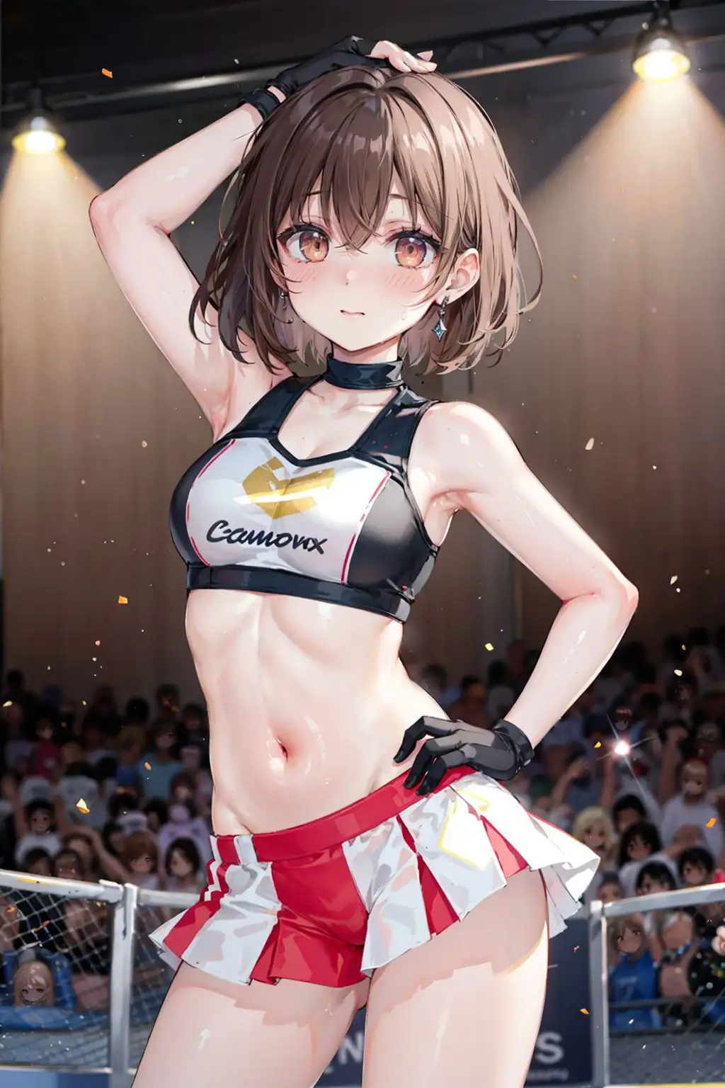 ラウンドガール喰い 〜 リングの性欲の捌け口【セリフ付き】 6ページ