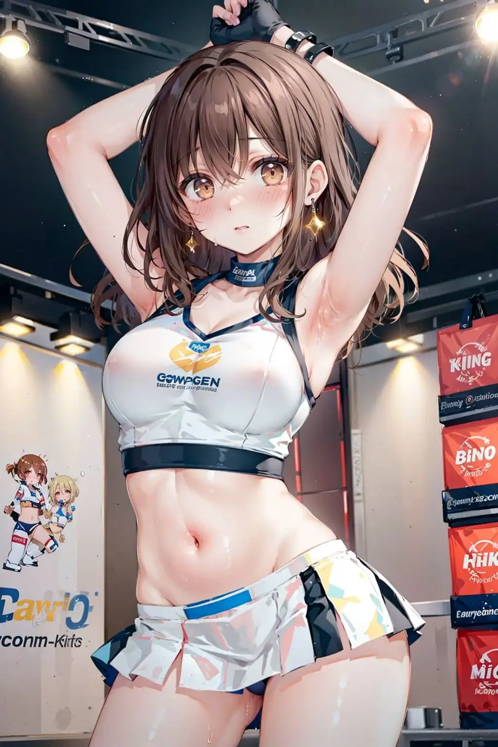 ラウンドガール喰い 〜 リングの性欲の捌け口【セリフ付き】 8ページ