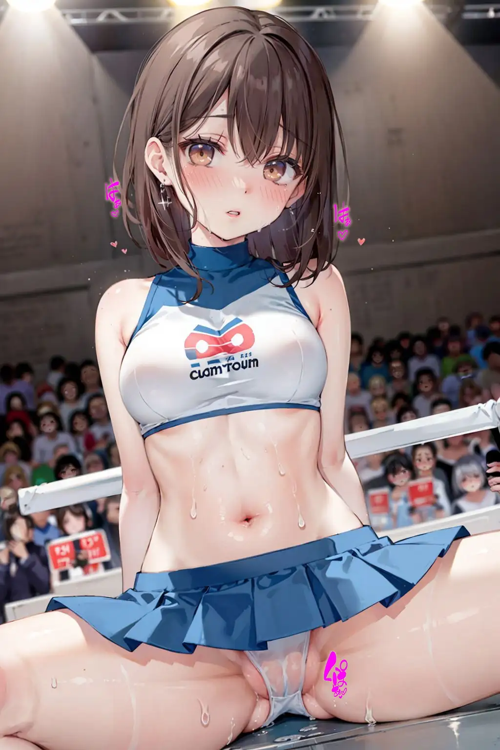 ラウンドガール喰い 〜 リングの性欲の捌け口【セリフ付き】 12ページ