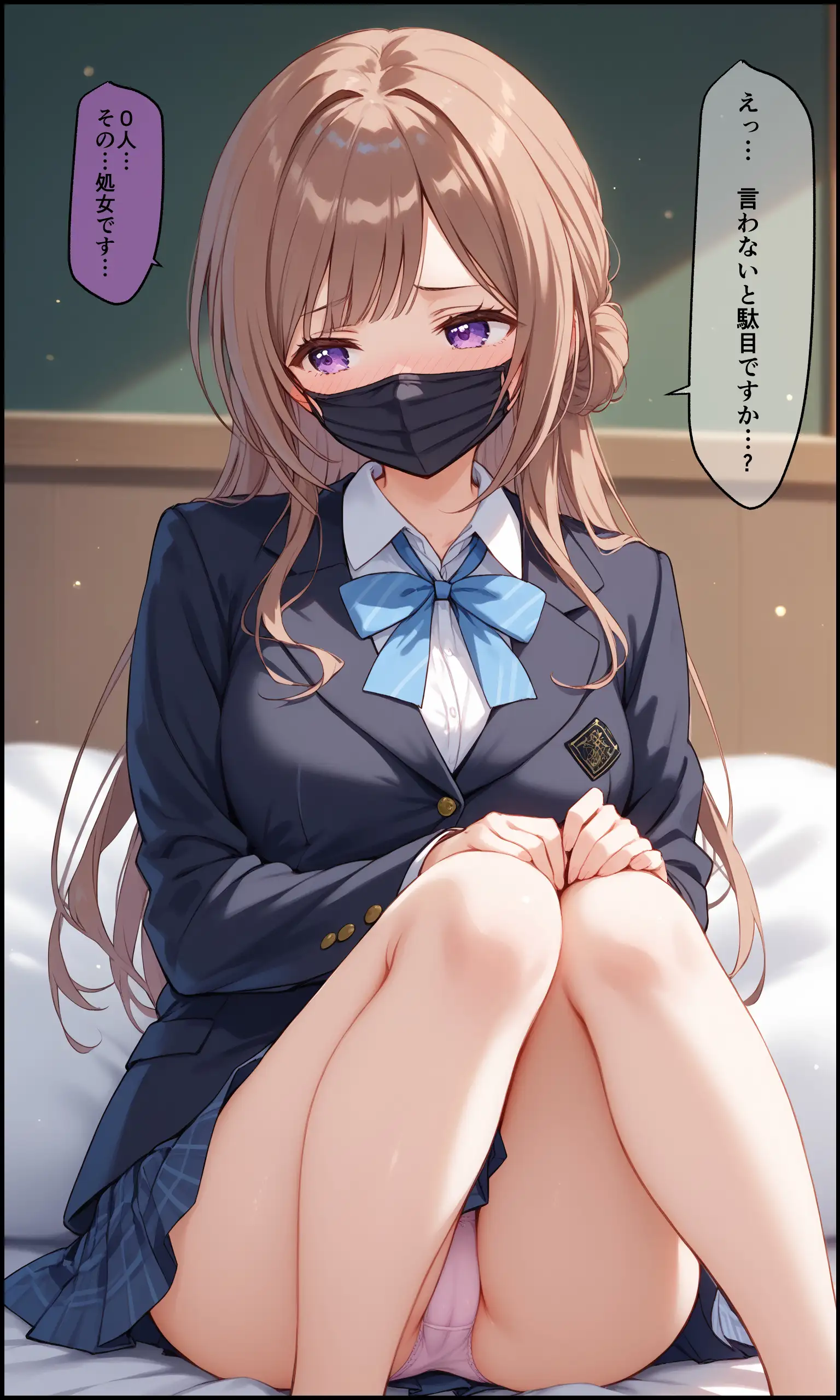 初星学園 RちゃんJK3 彼氏無し 経験人数0人 処女確定 8ページ