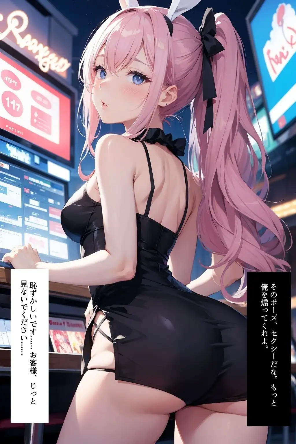 エッチなバニーといちゃラブしてお精子ぴゅっぴゅしちゃお！【セリフ付き】 1ページ