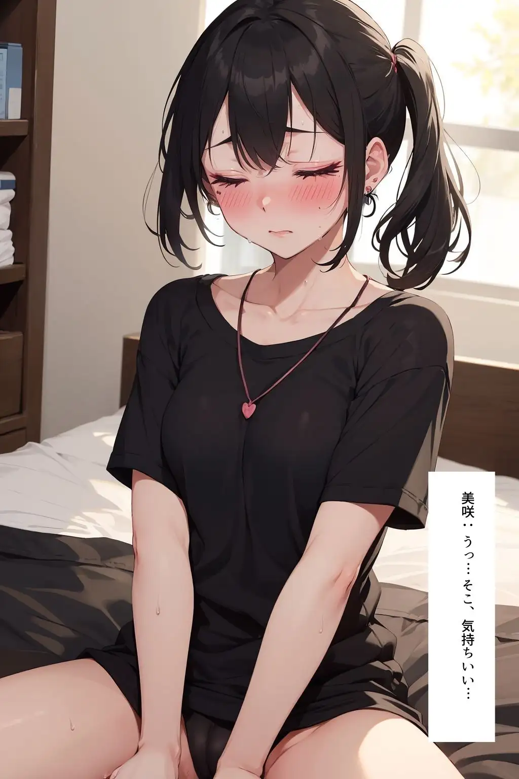 黒髪ツインテの妹とキレカワOLの姉、優柔不断な僕はどっちも選べないので姉妹丼にして連続で中出しぴゅっぴゅしちゃった話 【セリフ付き】 5ページ