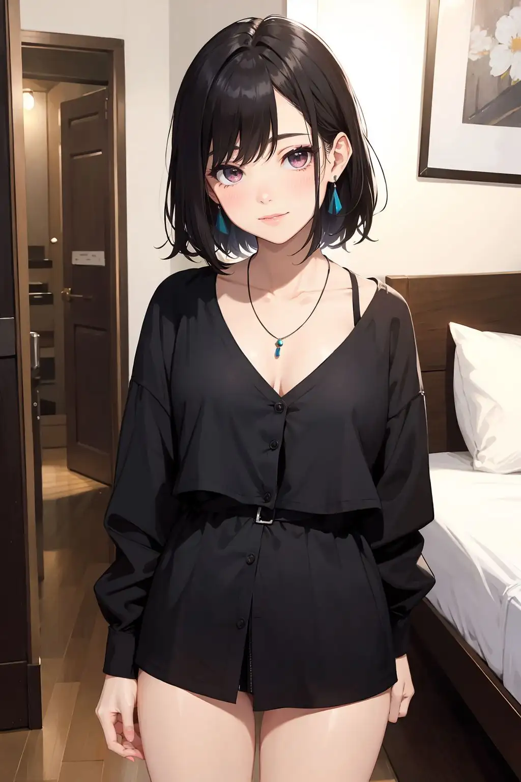 黒髪ツインテの妹とキレカワOLの姉、優柔不断な僕はどっちも選べないので姉妹丼にして連続で中出しぴゅっぴゅしちゃった話 【セリフ付き】 12ページ