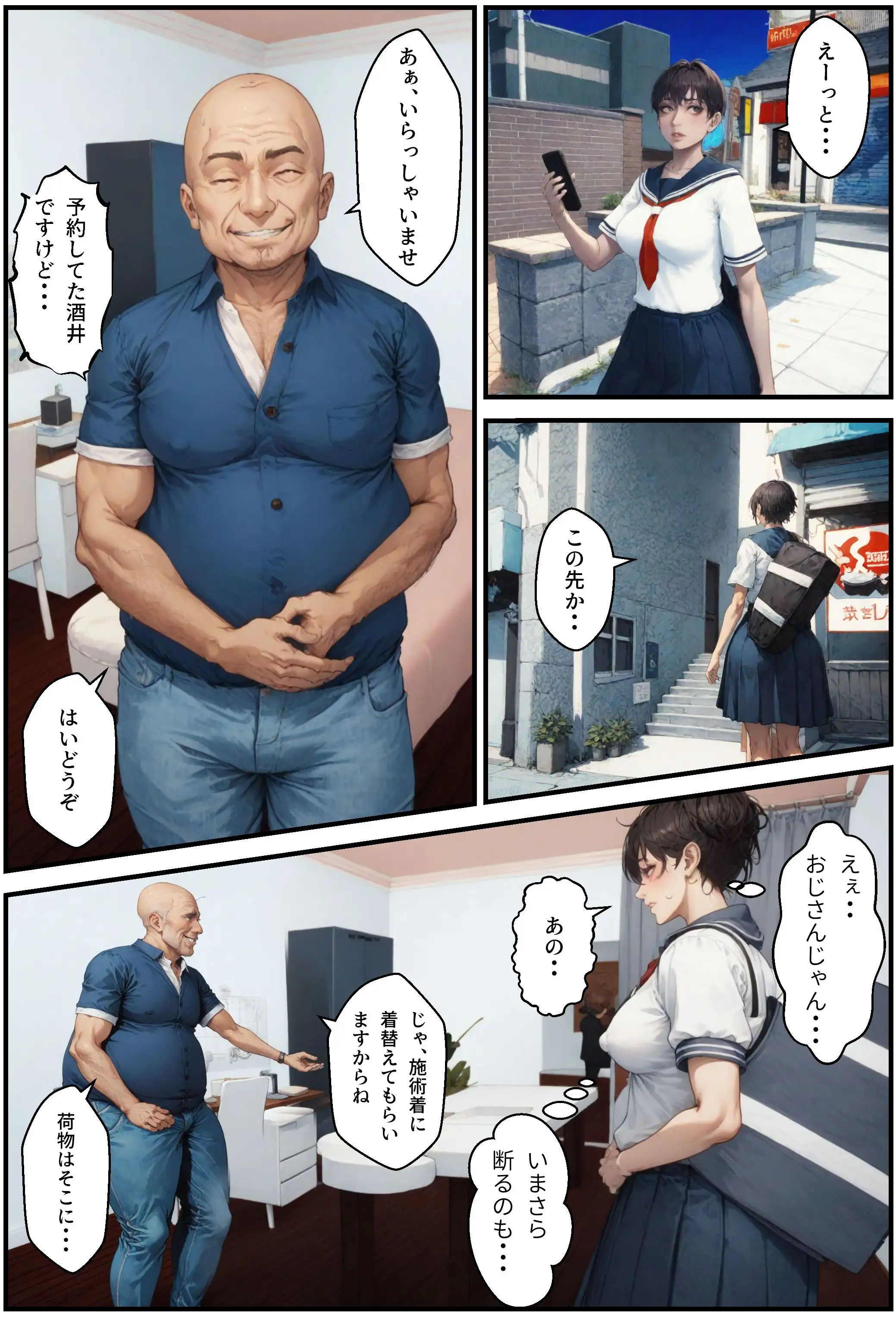 陸上女子と種付けマッサージ 3ページ