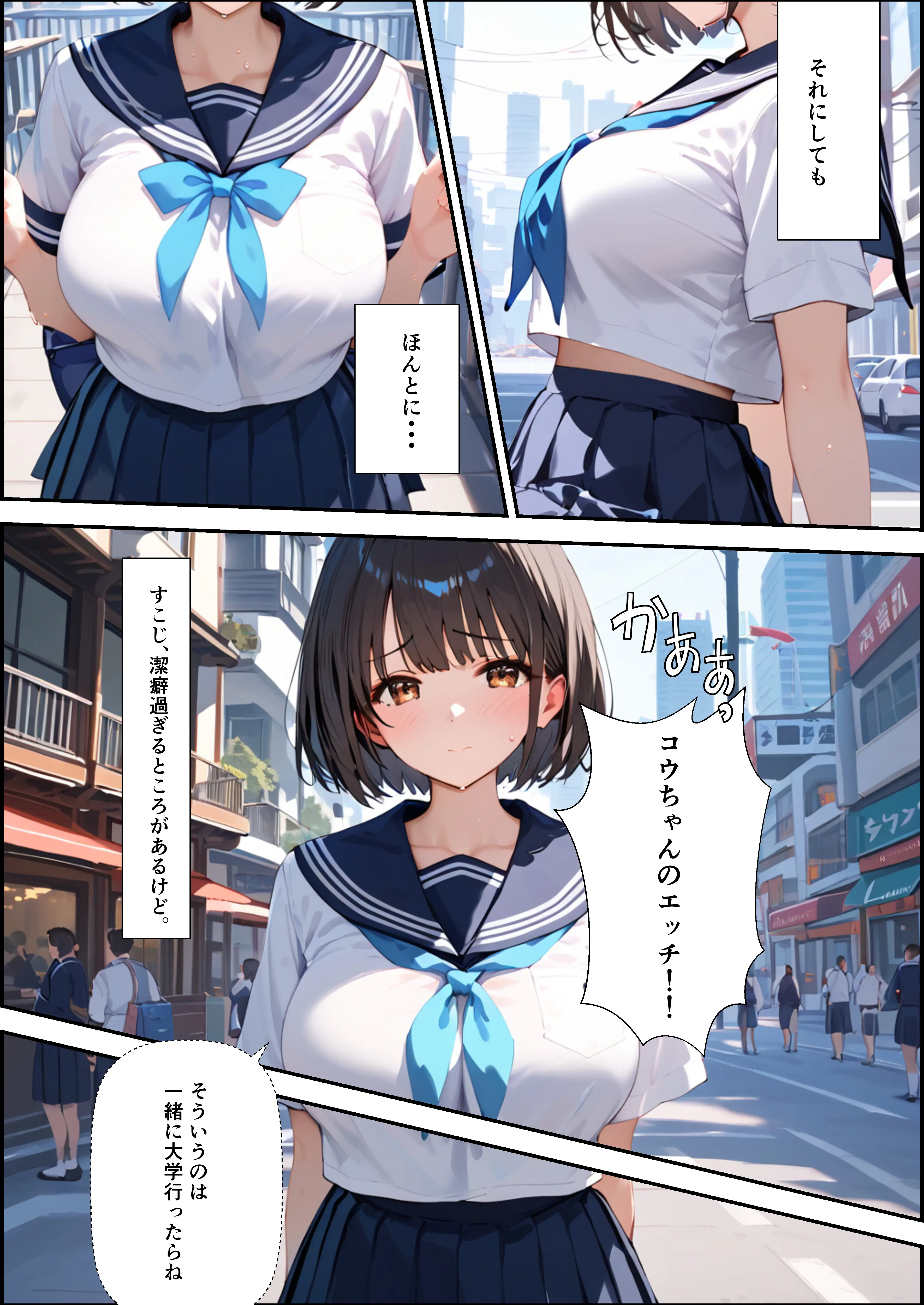 ボクを守るために不良の性奴●になっても絶対に堕ちないカノジョ 4ページ