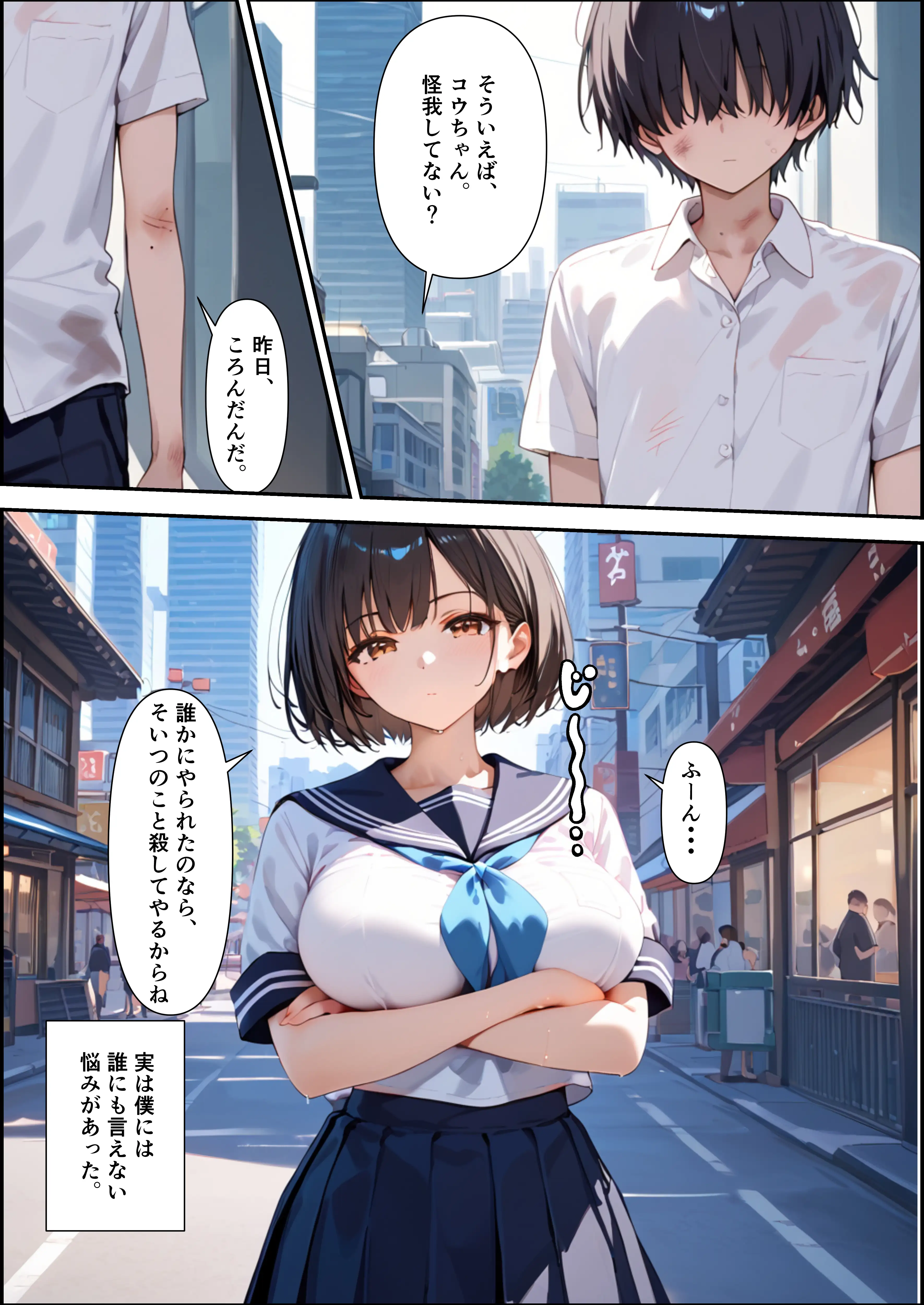 ボクを守るために不良の性奴●になっても絶対に堕ちないカノジョ 5ページ