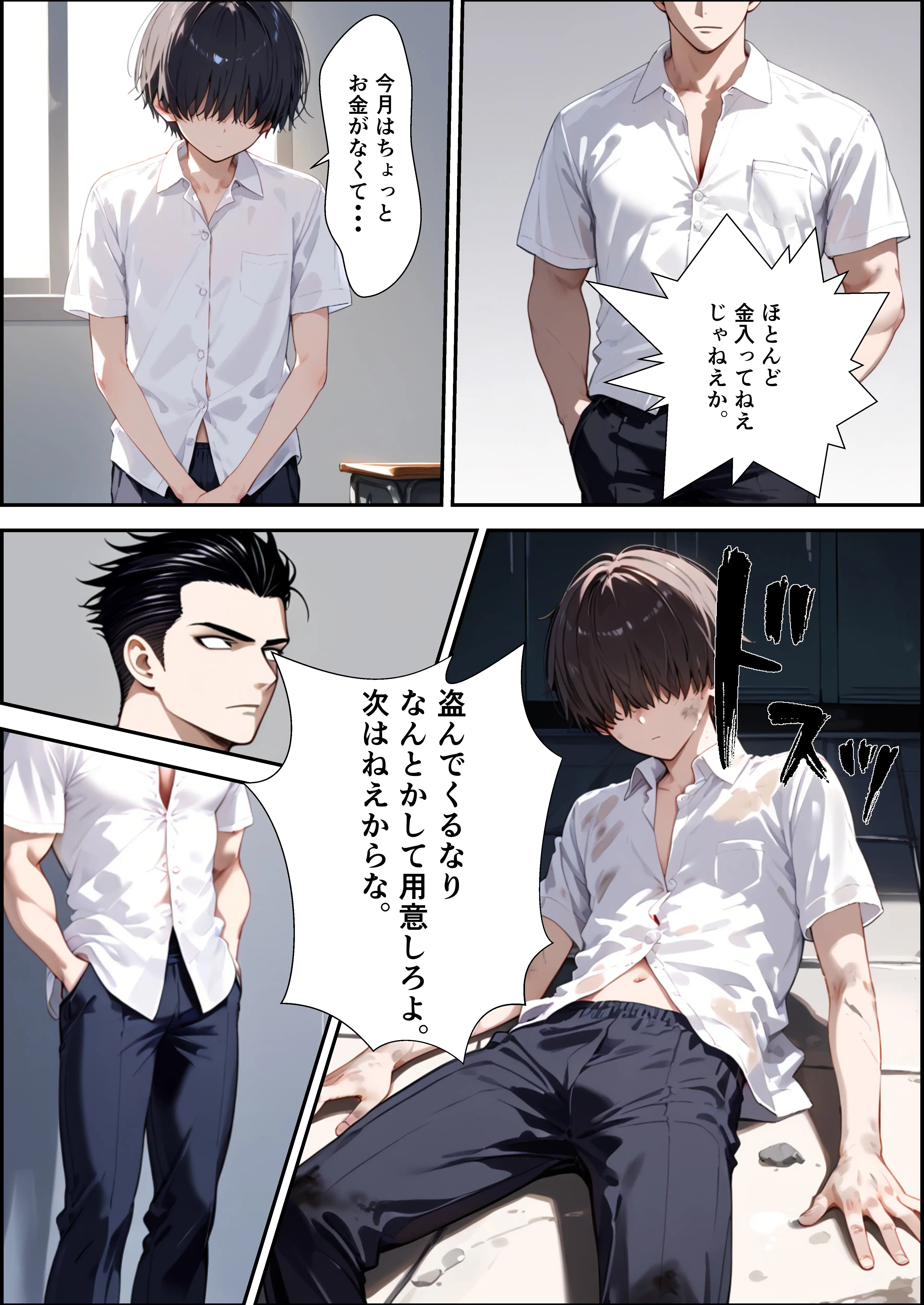 ボクを守るために不良の性奴●になっても絶対に堕ちないカノジョ 7ページ