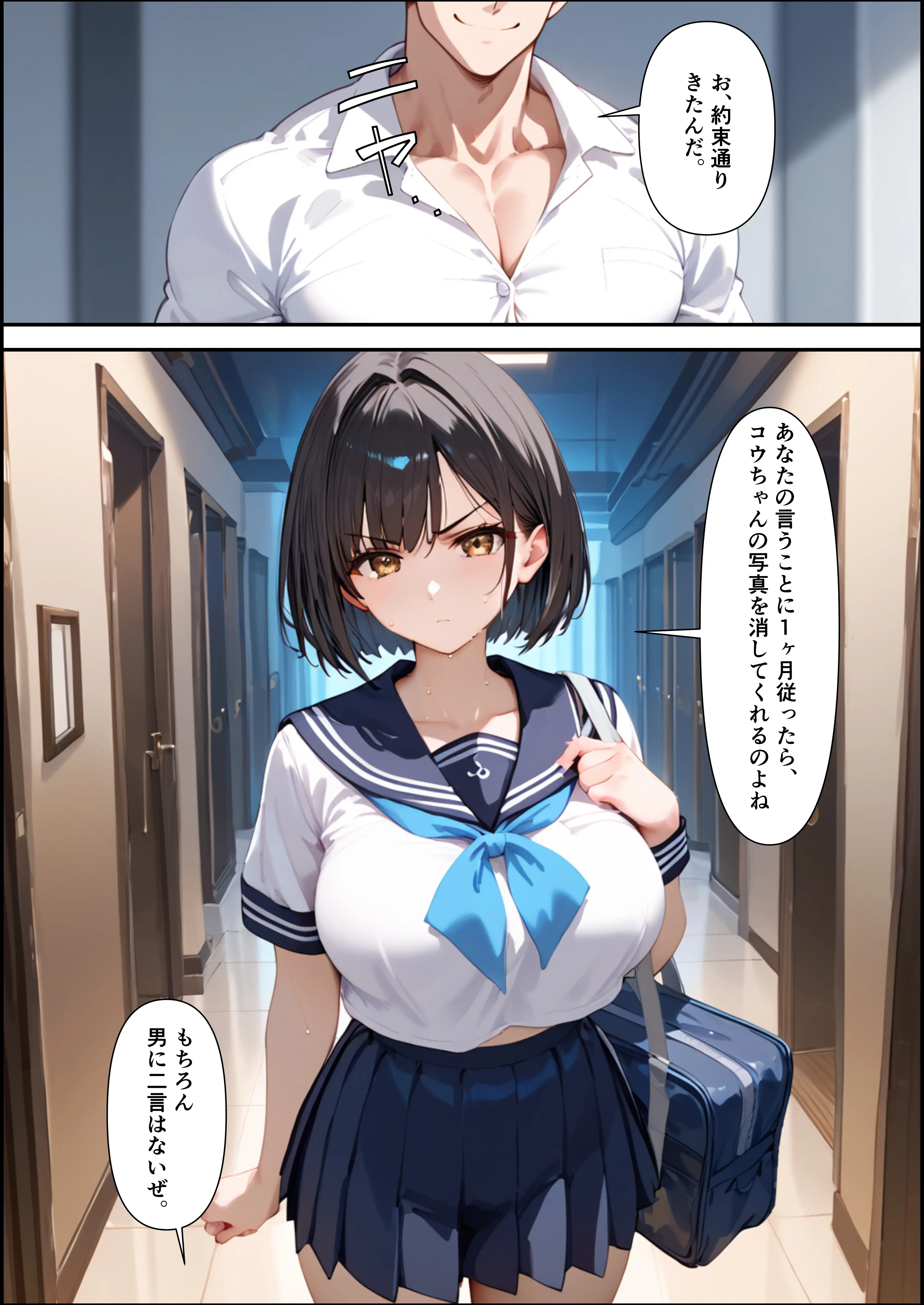 ボクを守るために不良の性奴●になっても絶対に堕ちないカノジョ 14ページ