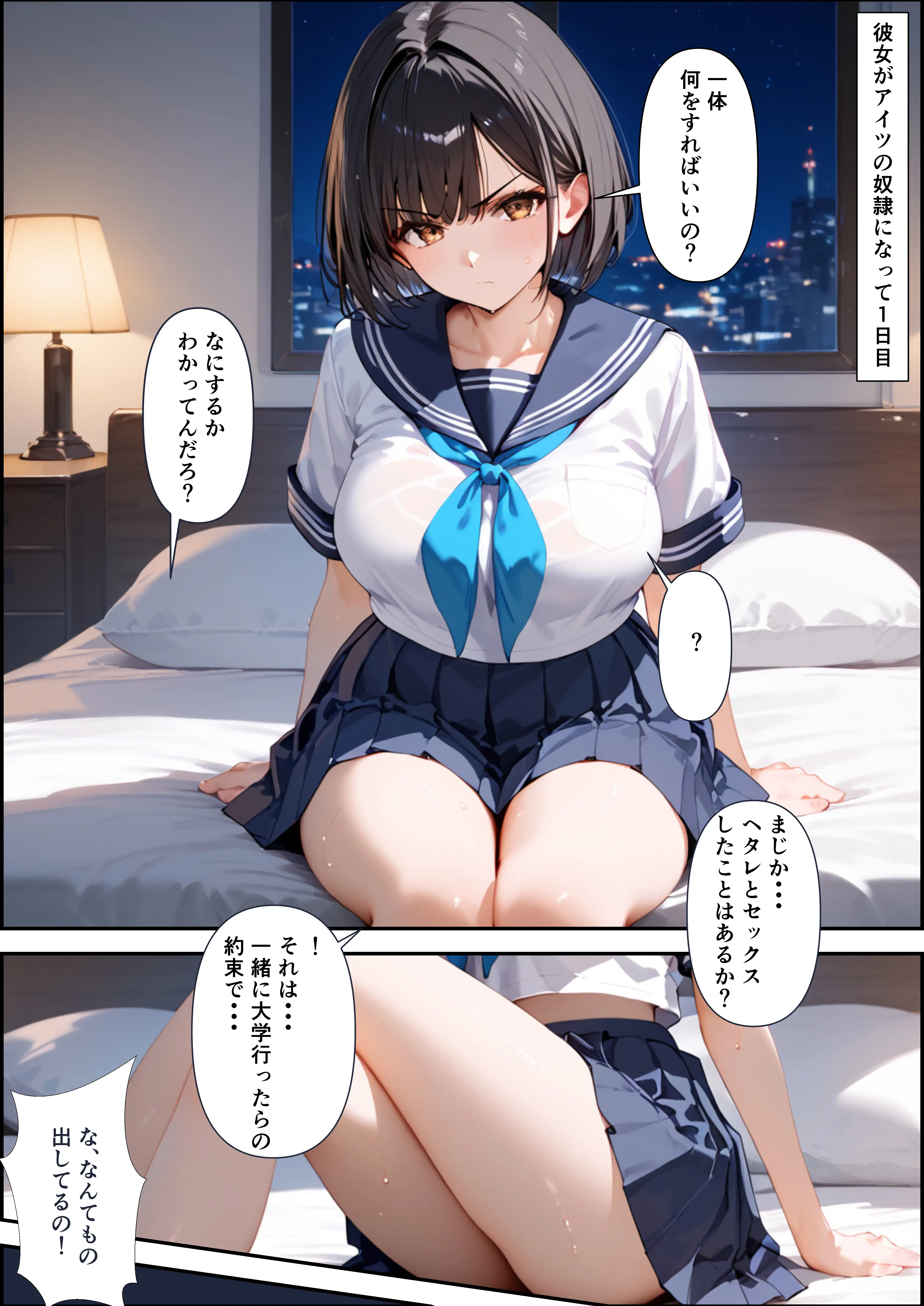 ボクを守るために不良の性奴●になっても絶対に堕ちないカノジョ 15ページ