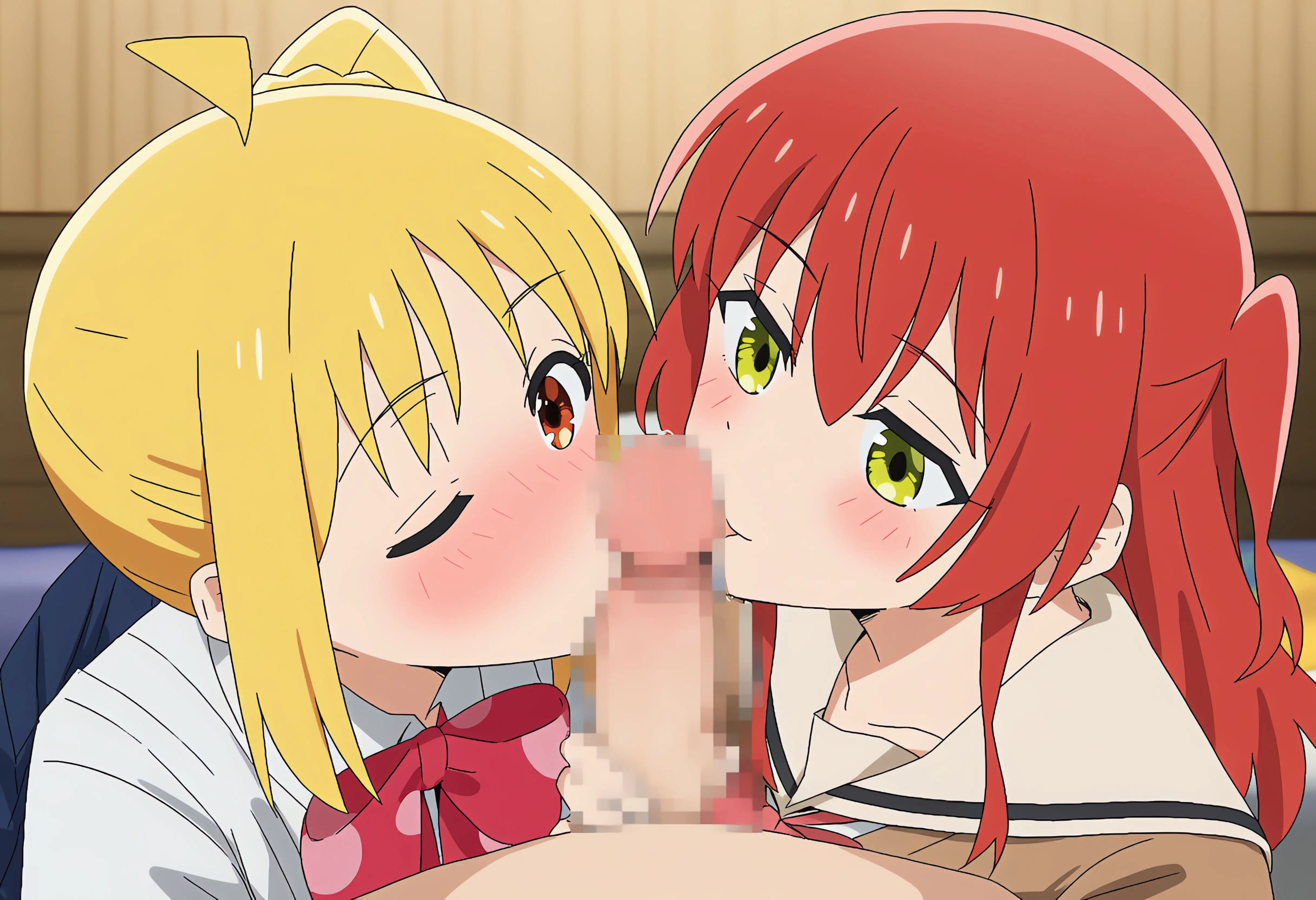 キターン・いくよ〜ちゃんとラブラブエッチ！ ニジカエルちゃんもWフェラで登場 13ページ