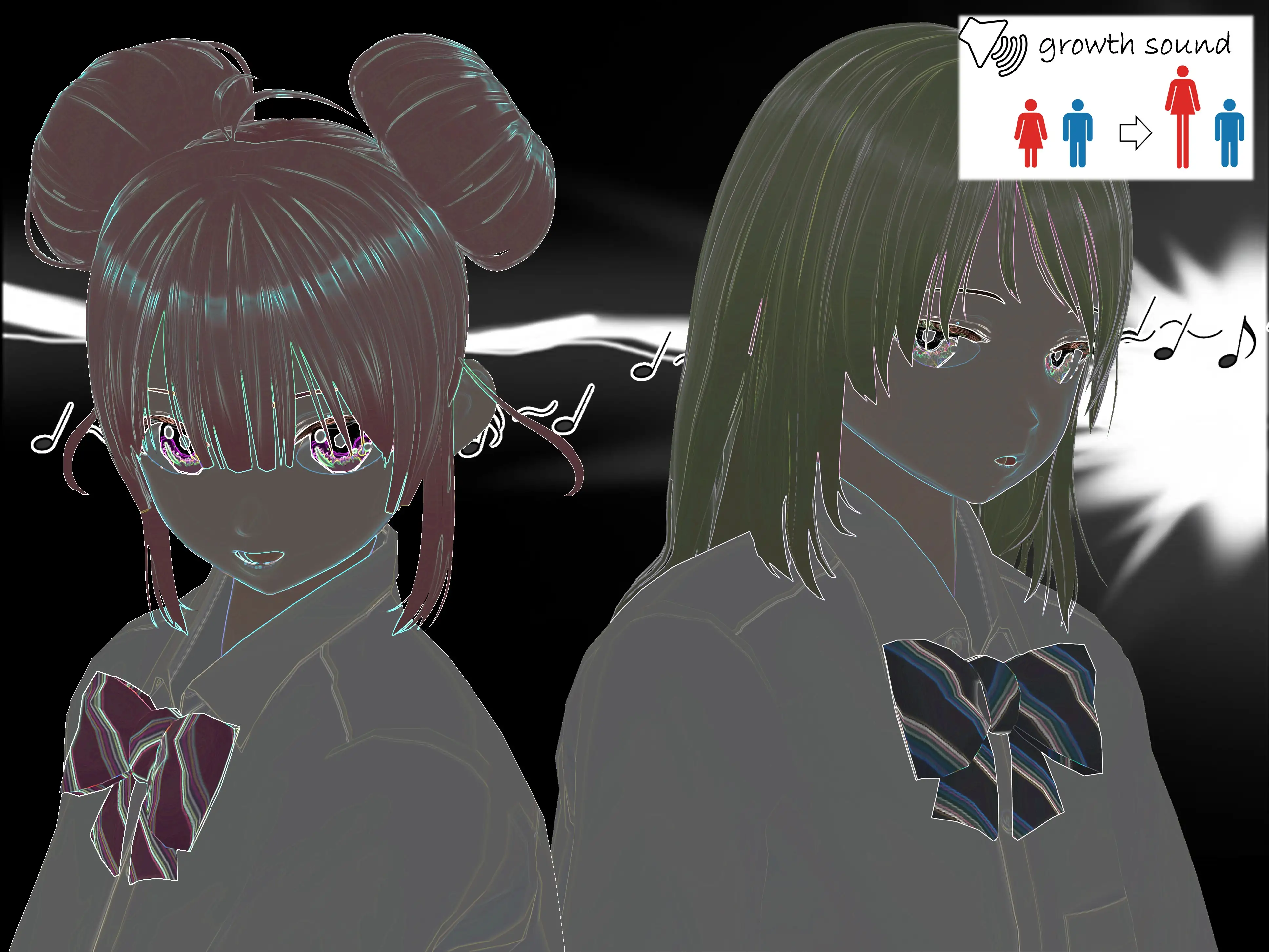 女子だけ成長 男子を追い抜く 成長音〜クラスメイト編〜 9ページ