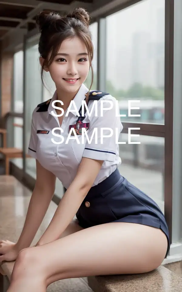 制服コスプレをする美女写真集 5ページ