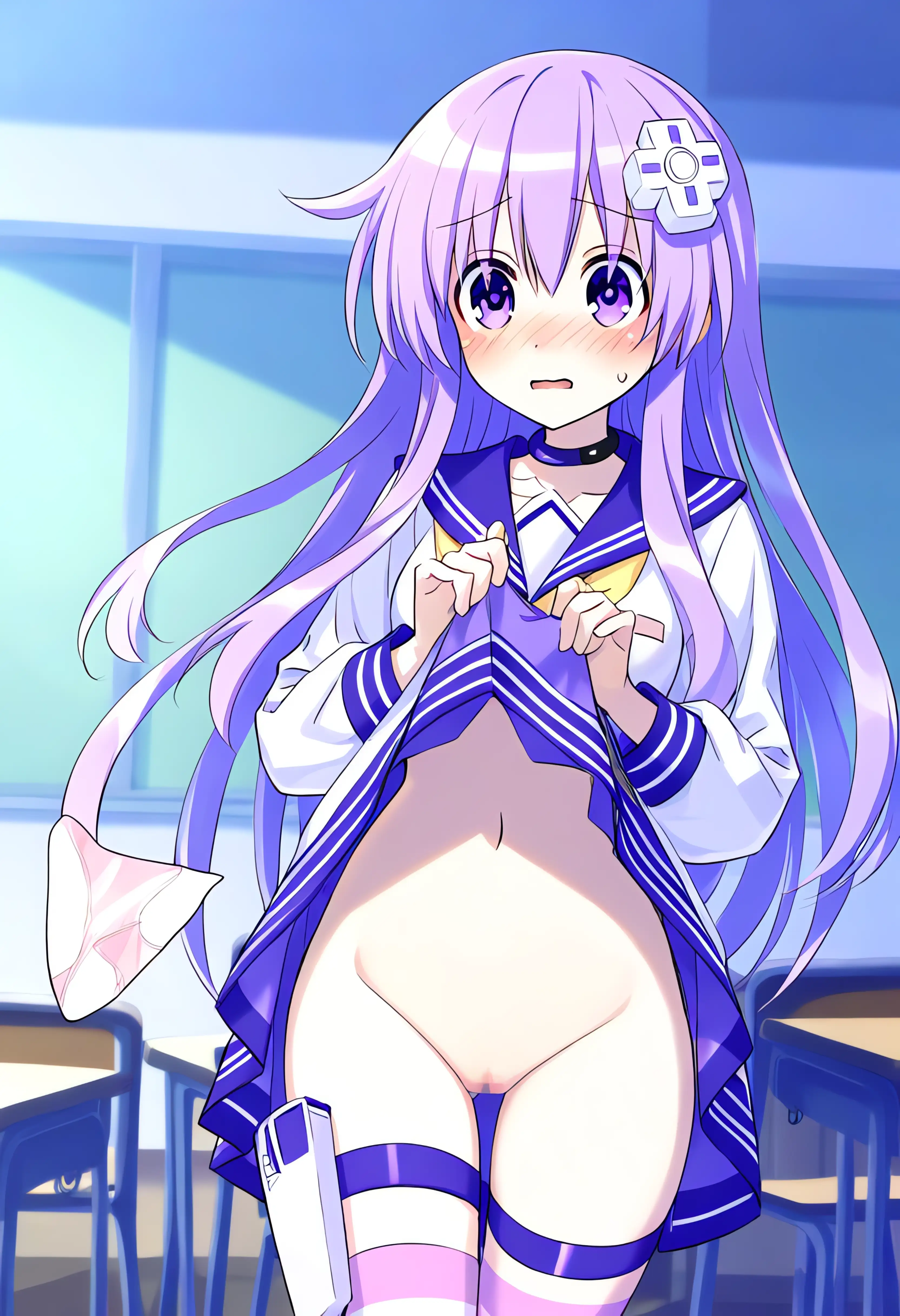 最高の清純キャラ・ネプ◯アちゃんとラブラブエッチ！ 3ページ