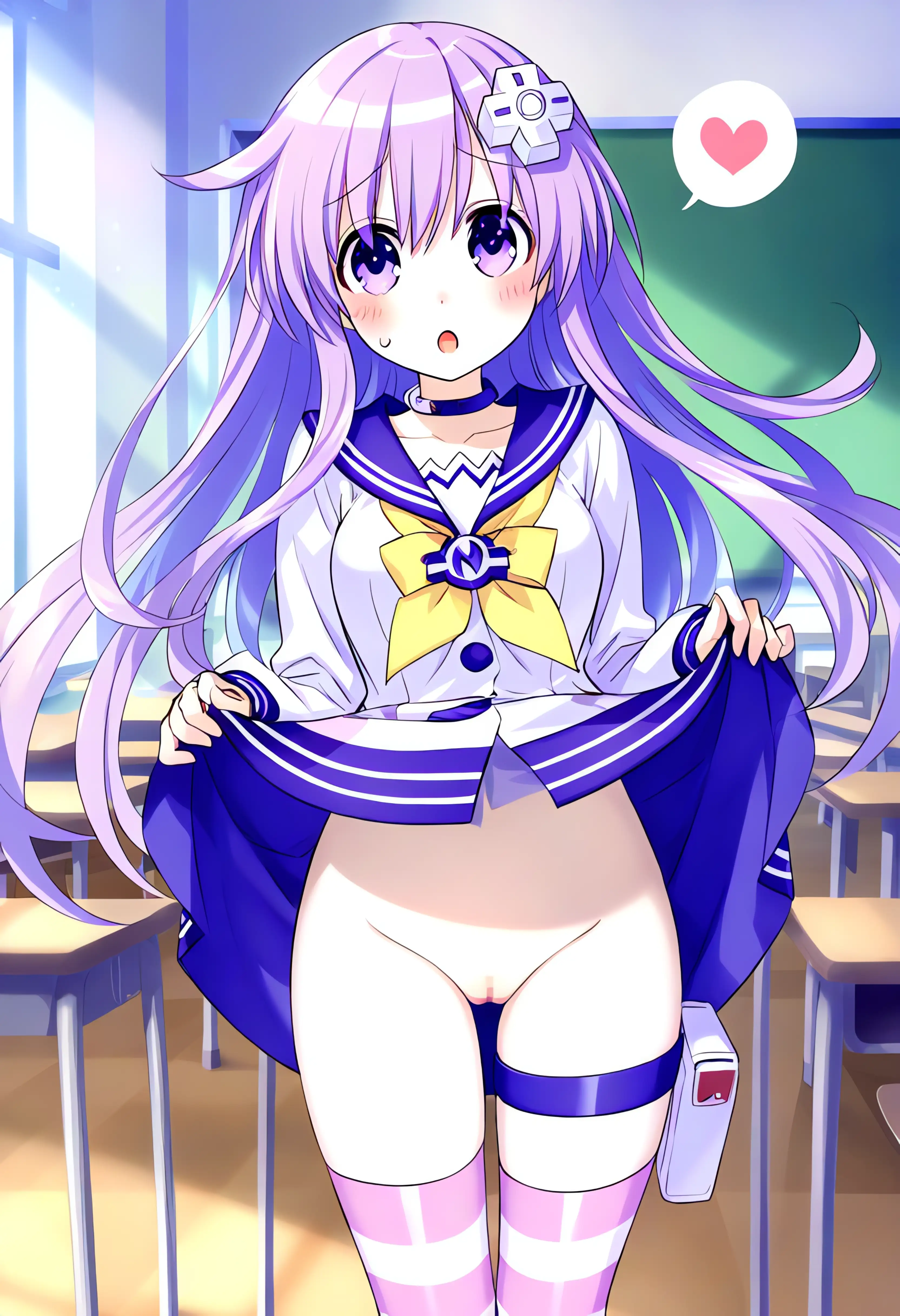 最高の清純キャラ・ネプ◯アちゃんとラブラブエッチ！ 7ページ