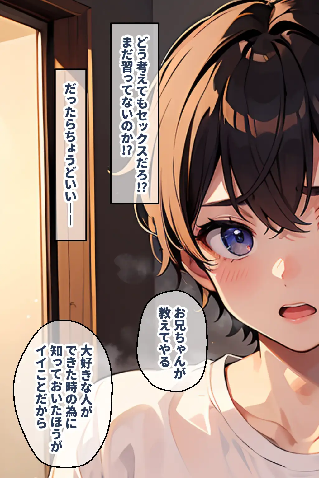 お兄ちゃん、色々教えて?ーはじめのSEX編ー 5ページ