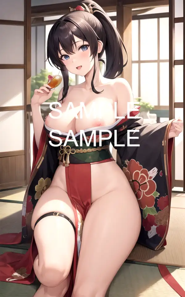 和服を着た美女イラスト集 4ページ