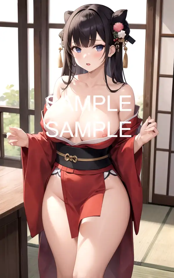 和服を着た美女イラスト集 7ページ