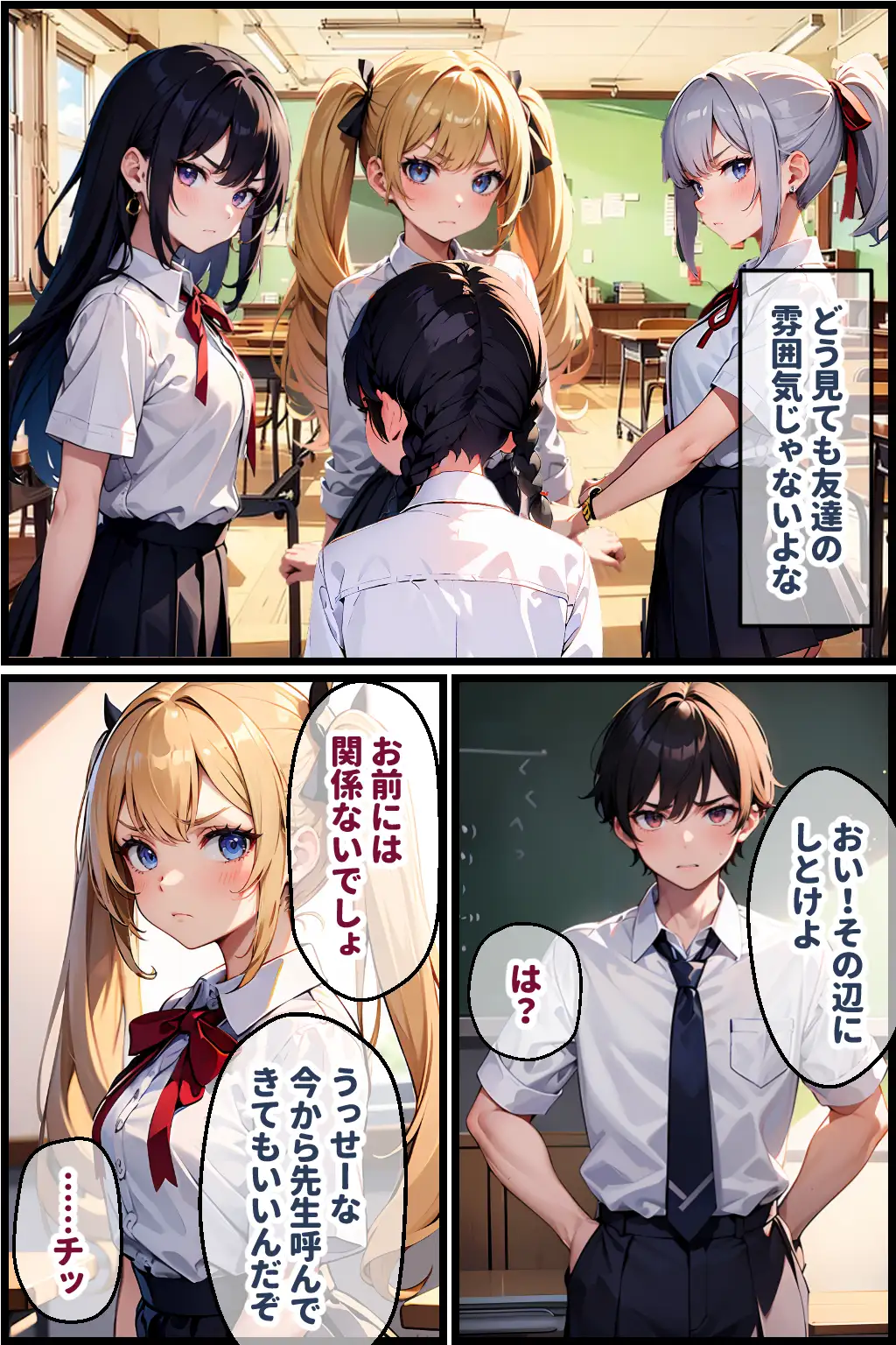 いじめから助けた地味娘からの誘いに乗ると… 3ページ