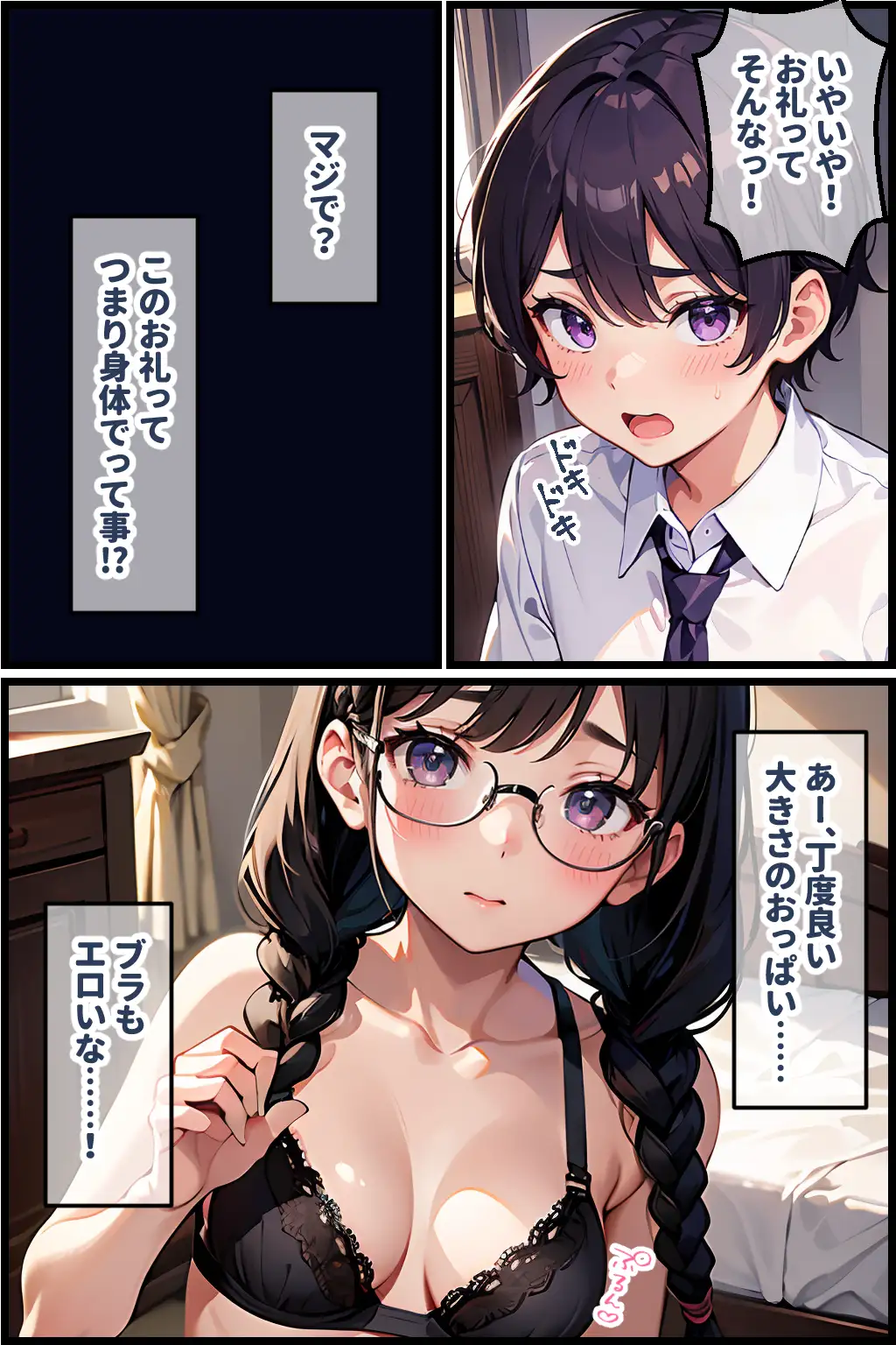 いじめから助けた地味娘からの誘いに乗ると… 10ページ