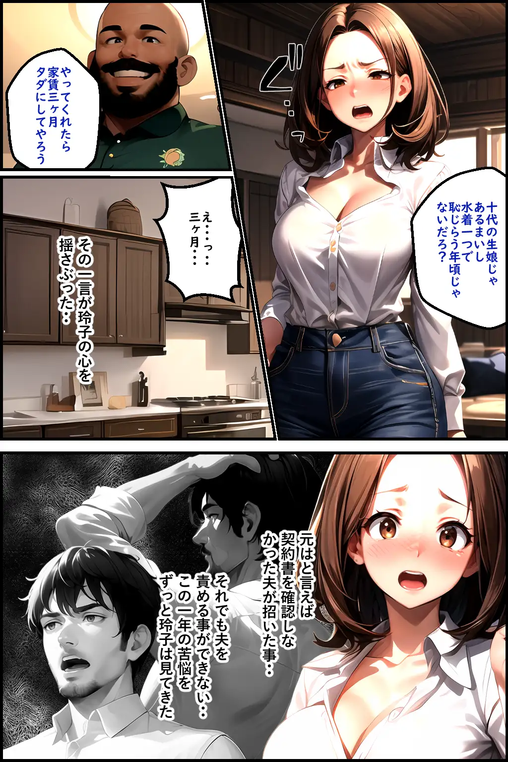 新 人妻専従契約 〜家賃滞納の代償は恥辱のハメ撮り撮影〜 14ページ