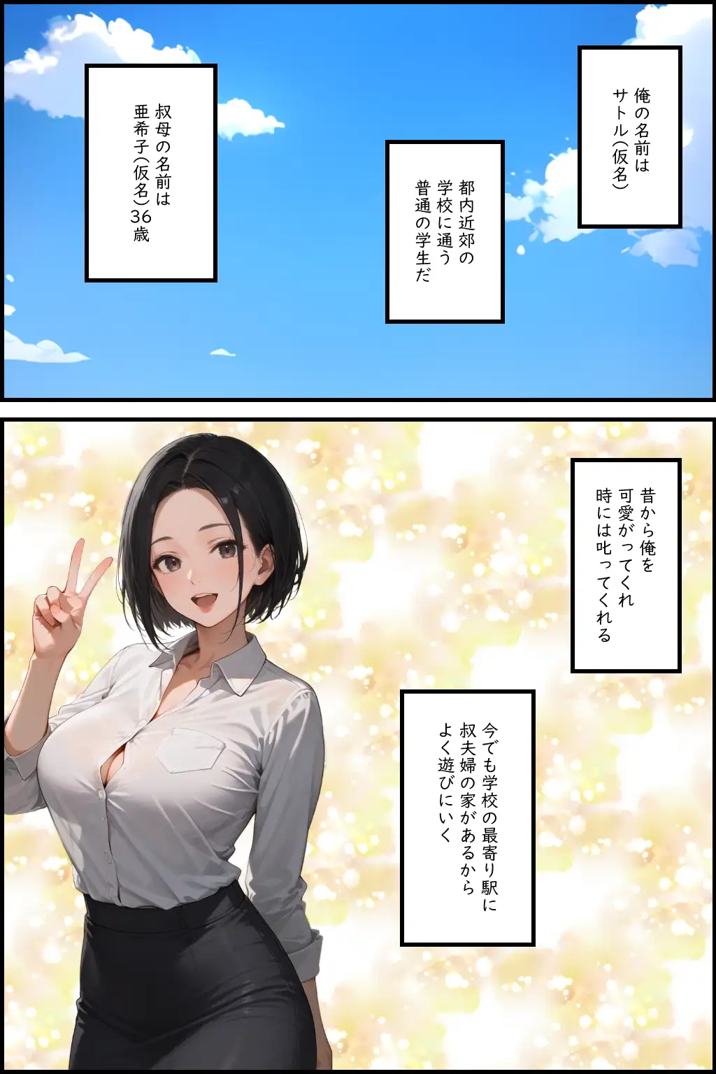 叔母を浮気相手と別れさせてから俺の牝にしたけどなんか質問ある？ 2ページ