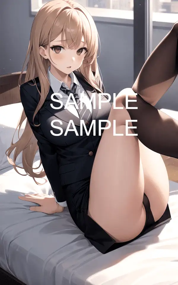 【300枚】足を広げたOL美女イラスト集 8ページ