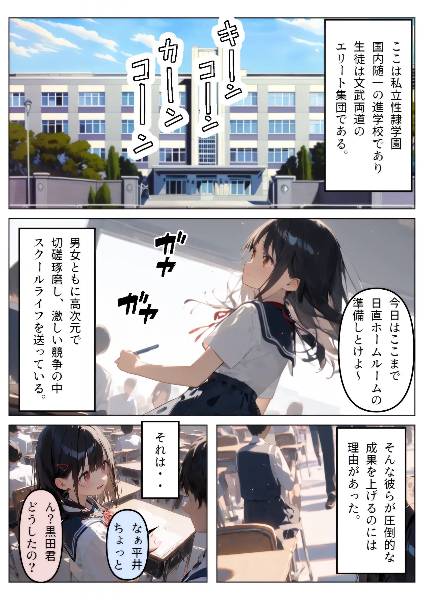 性隷学園【水泳部編】 1ページ