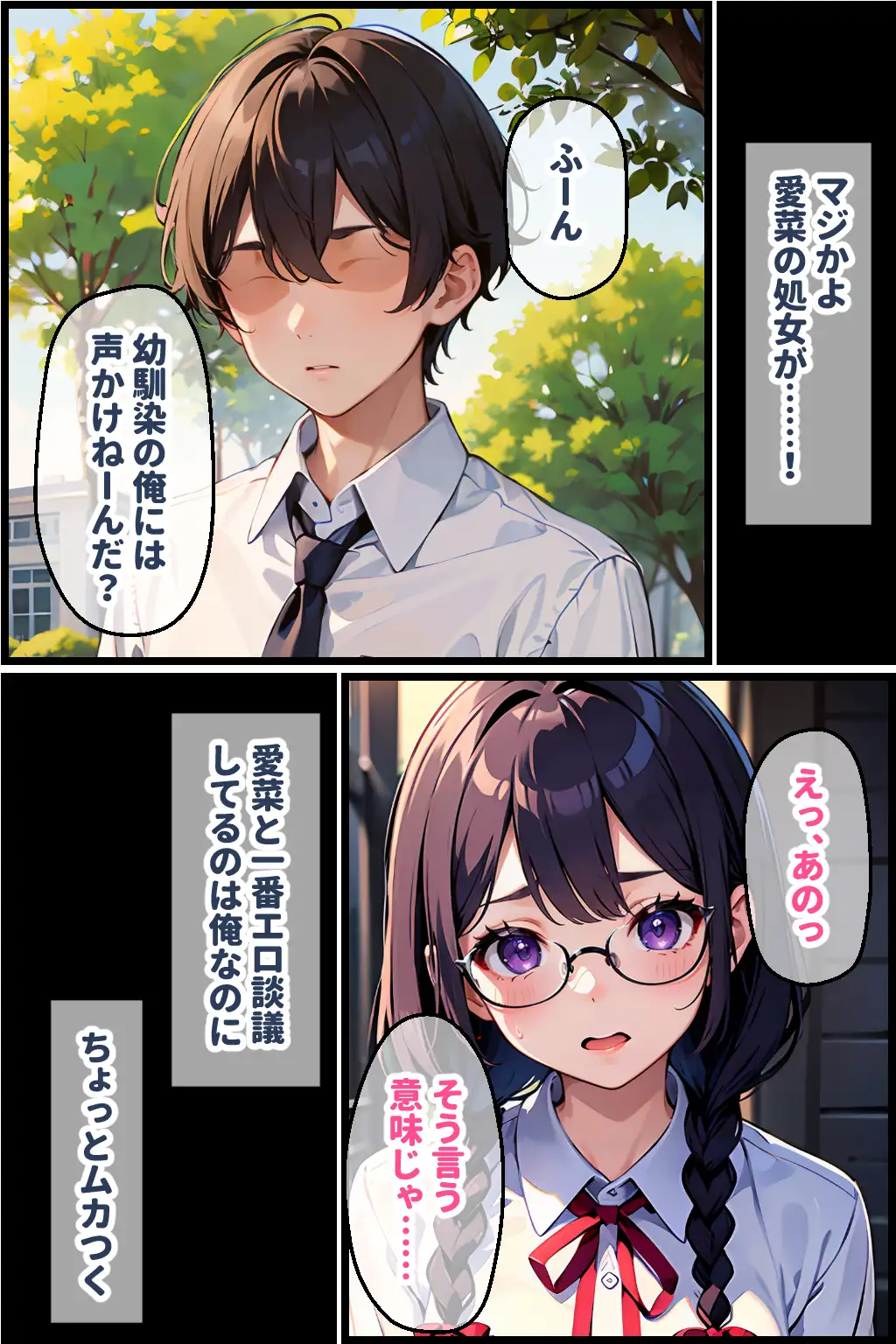 幼馴染みの地味娘と野外セックス 3ページ