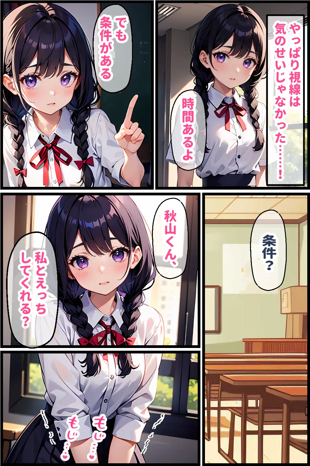 地味娘がメガネを外すと… 3ページ