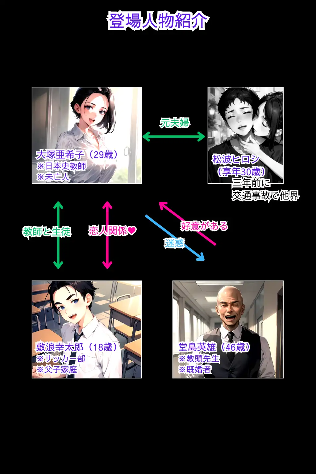 未亡人教師（上巻）大好きな先生が教頭の愛人に堕ちていた件 1ページ
