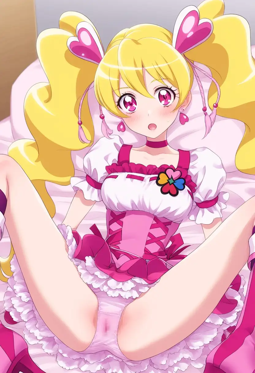 プリ◯ュア戦士・キュア桃ちゃんとらぶらぶえっち！ 2ページ