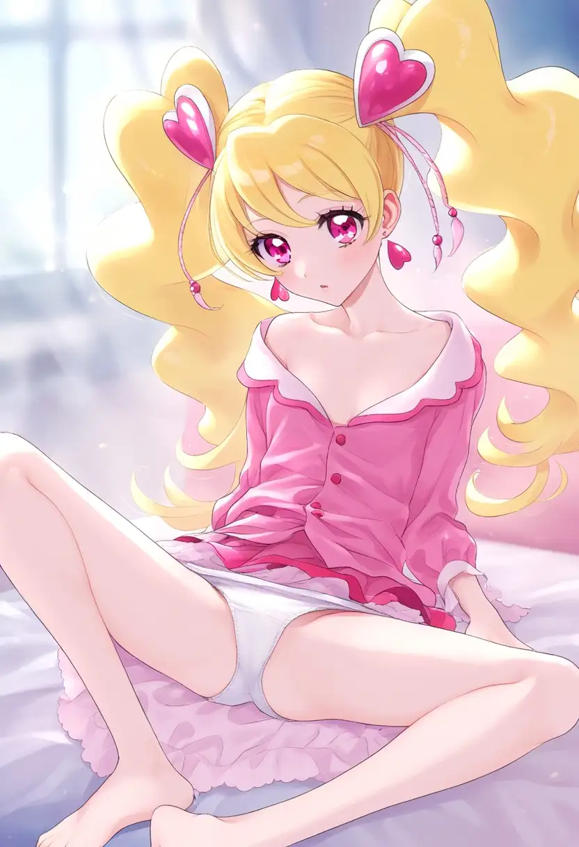 プリ◯ュア戦士・キュア桃ちゃんとらぶらぶえっち！ 5ページ