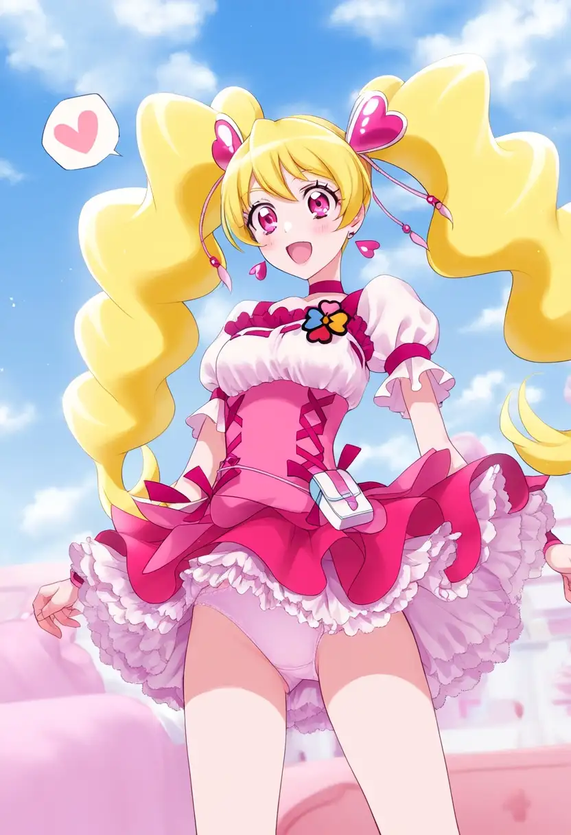 プリ◯ュア戦士・キュア桃ちゃんとらぶらぶえっち！ 7ページ