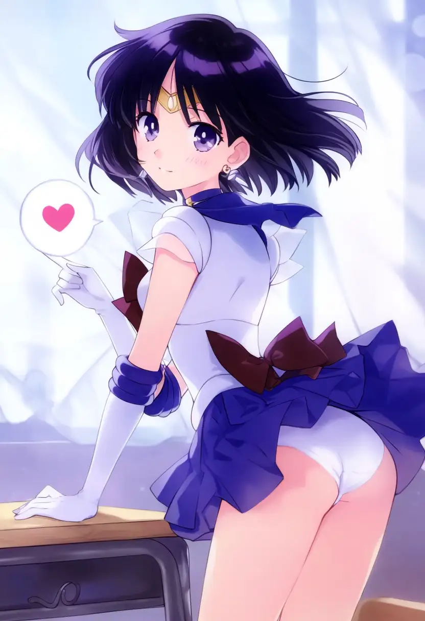 セーラー戦士サ◯ーンとラブラブエッチ！ 第二弾 4ページ