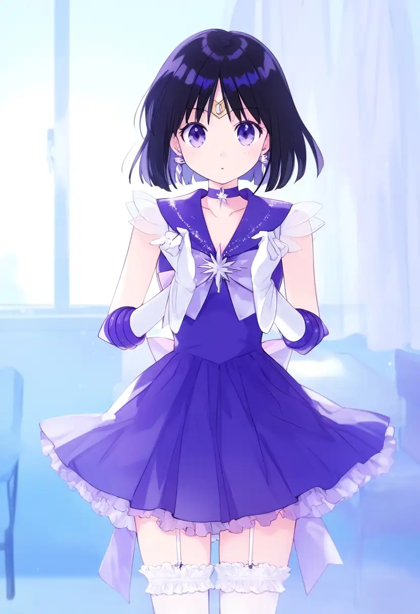 セーラー戦士サ◯ーンとラブラブエッチ！ 第二弾 6ページ