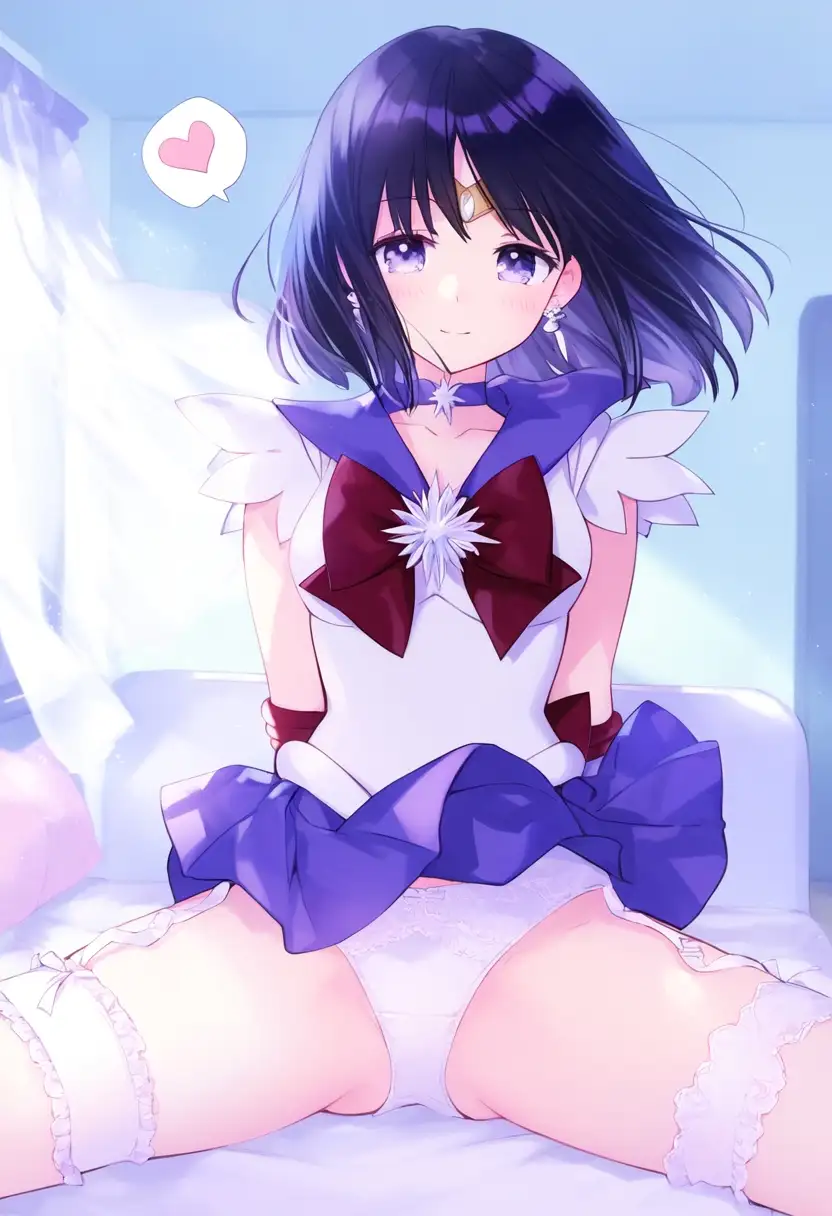 セーラー戦士サ◯ーンとラブラブエッチ！ 第二弾 7ページ