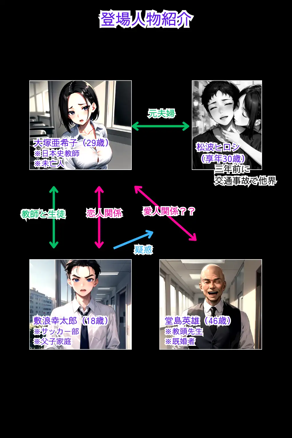 未亡人教師（下巻）大好きな先生が教頭の愛人に堕ちていた件 2ページ
